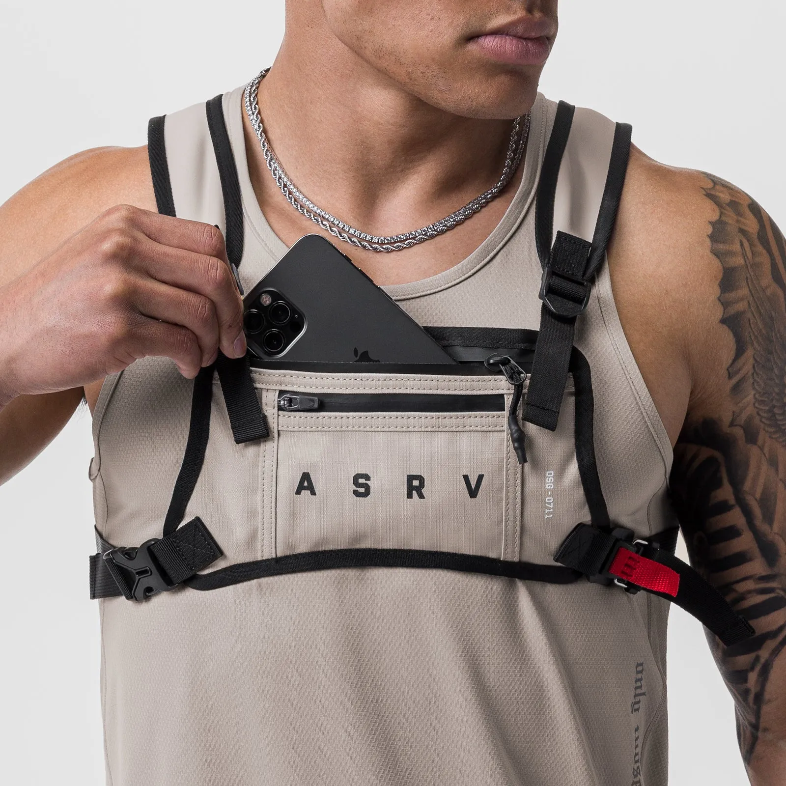 0711. Cordura® Lightweight Chest Pack - Chai