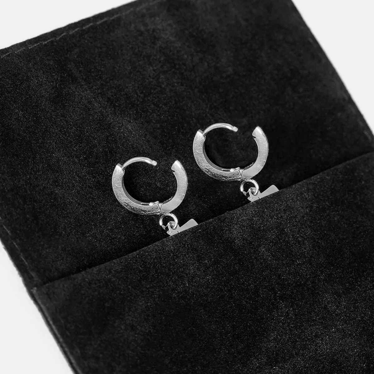 40 Number Earring - Stainless Steel