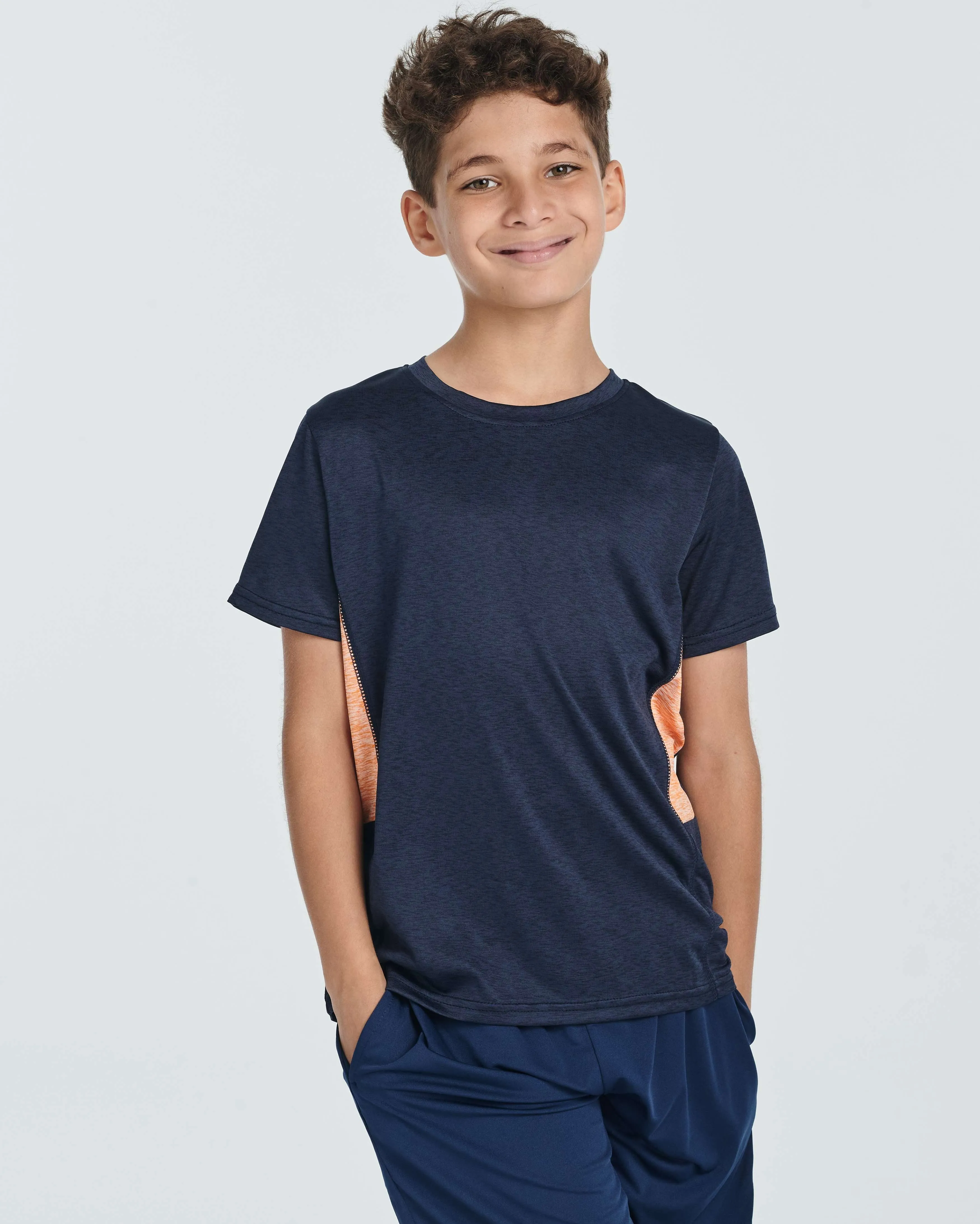 5 Pack: Boys Dry Fit Active Short-Sleeve T-Shirt