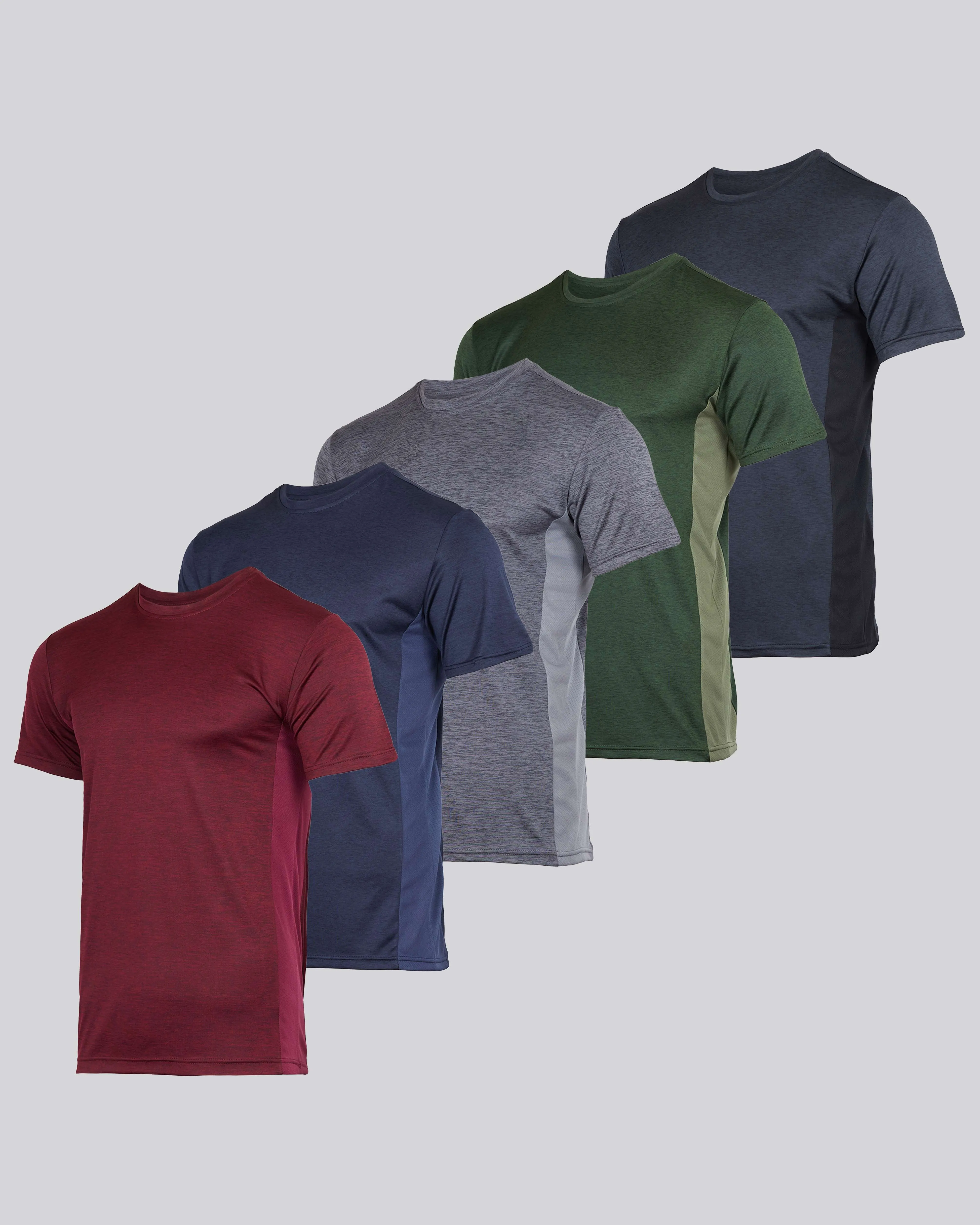 5 Pack: Boys Dry Fit Active Short-Sleeve T-Shirt