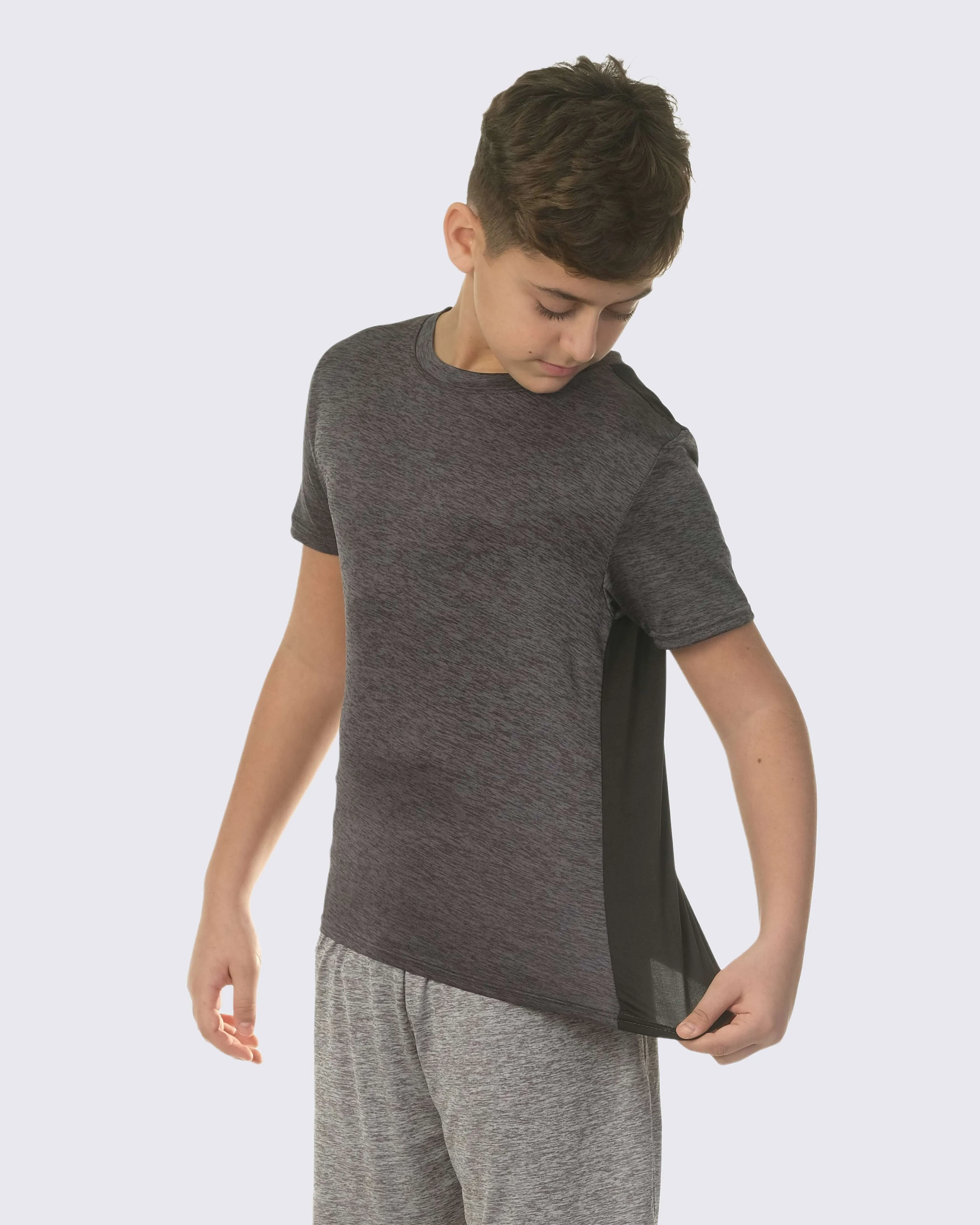 5 Pack: Boys Dry Fit Active Short-Sleeve T-Shirt