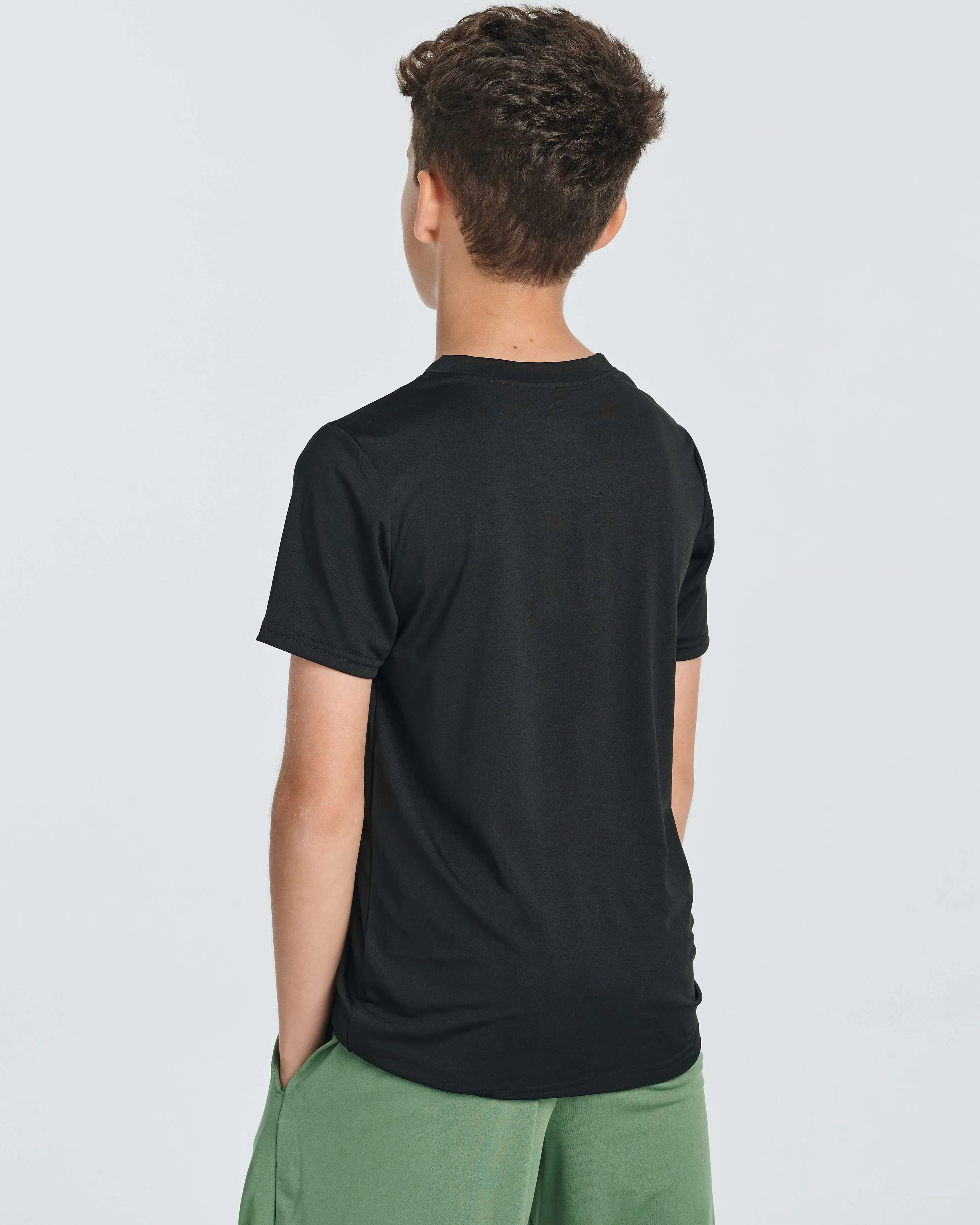 5 Pack: Boys Dry Fit Active Short-Sleeve T-Shirt