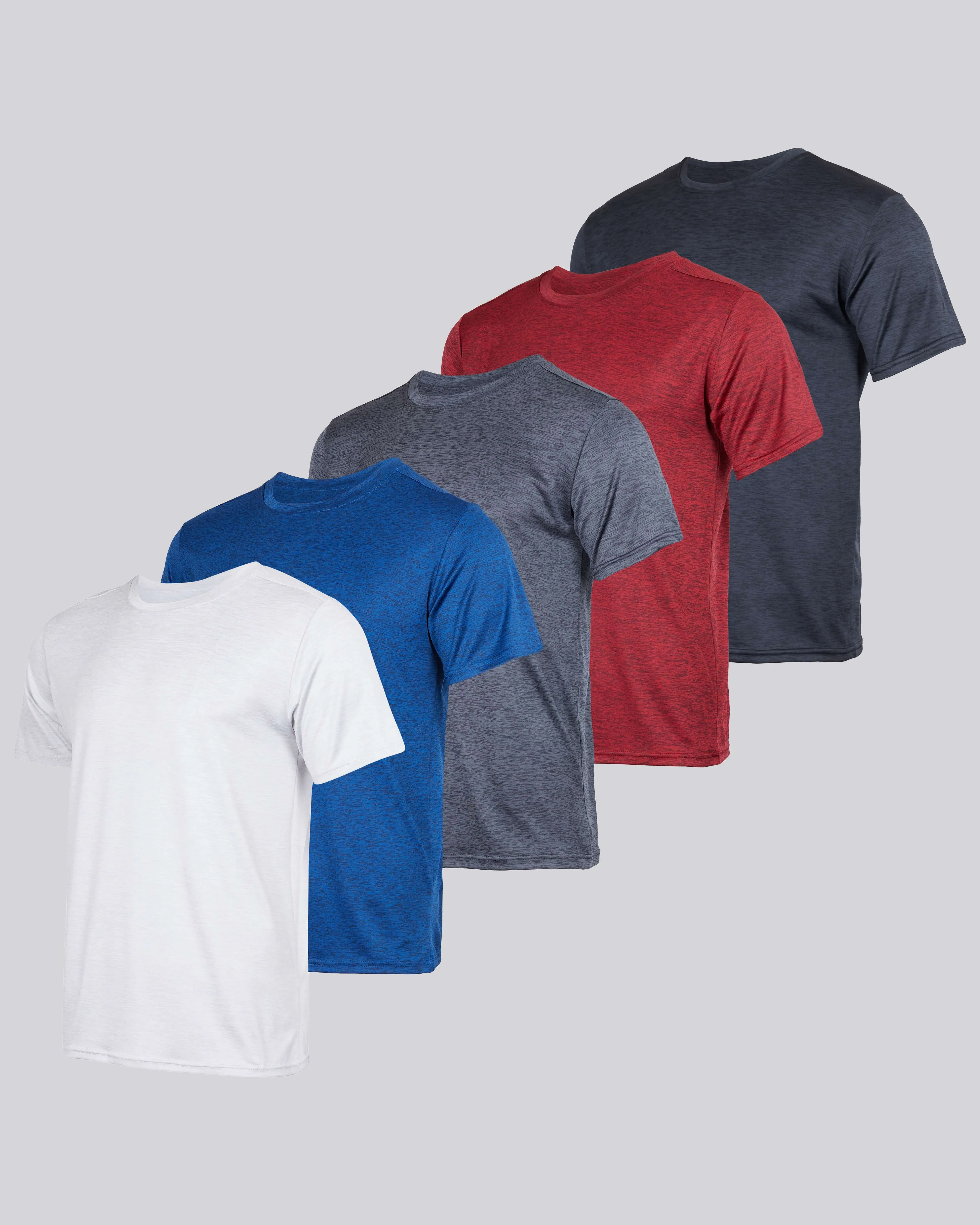 5 Pack: Boys Dry Fit Active Short-Sleeve T-Shirt