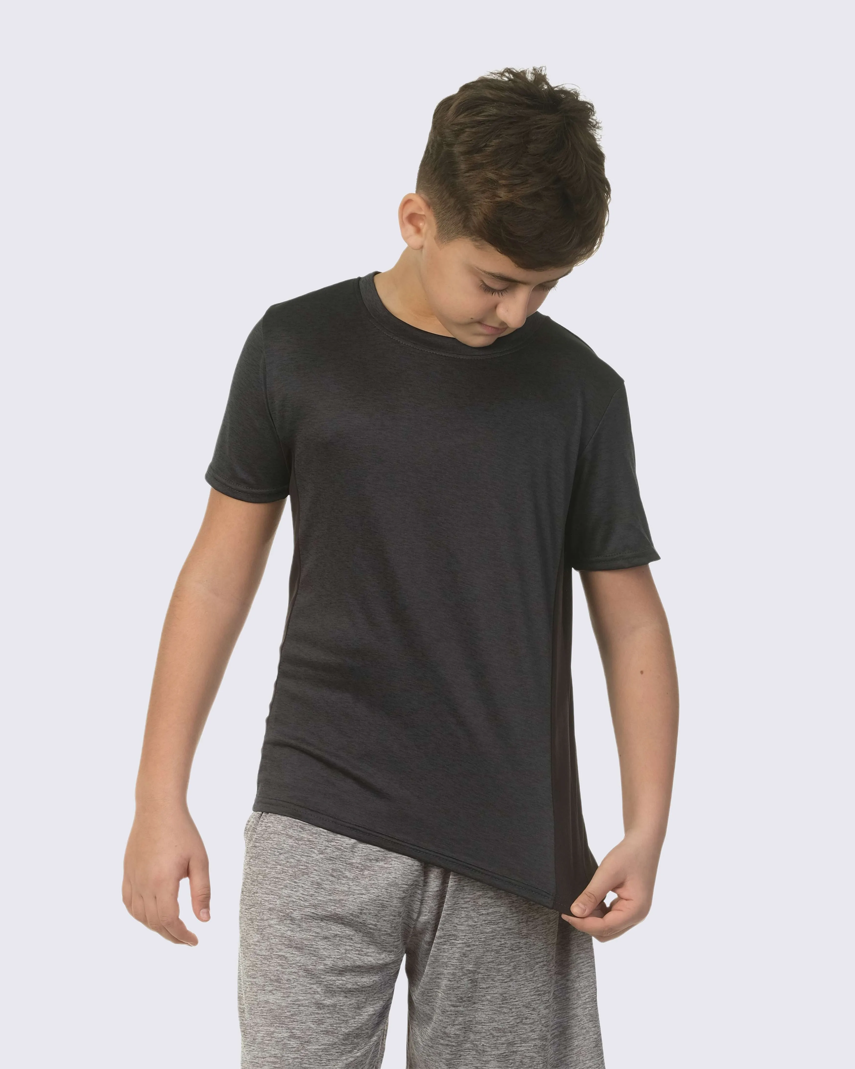 5 Pack: Boys Dry Fit Active Short-Sleeve T-Shirt