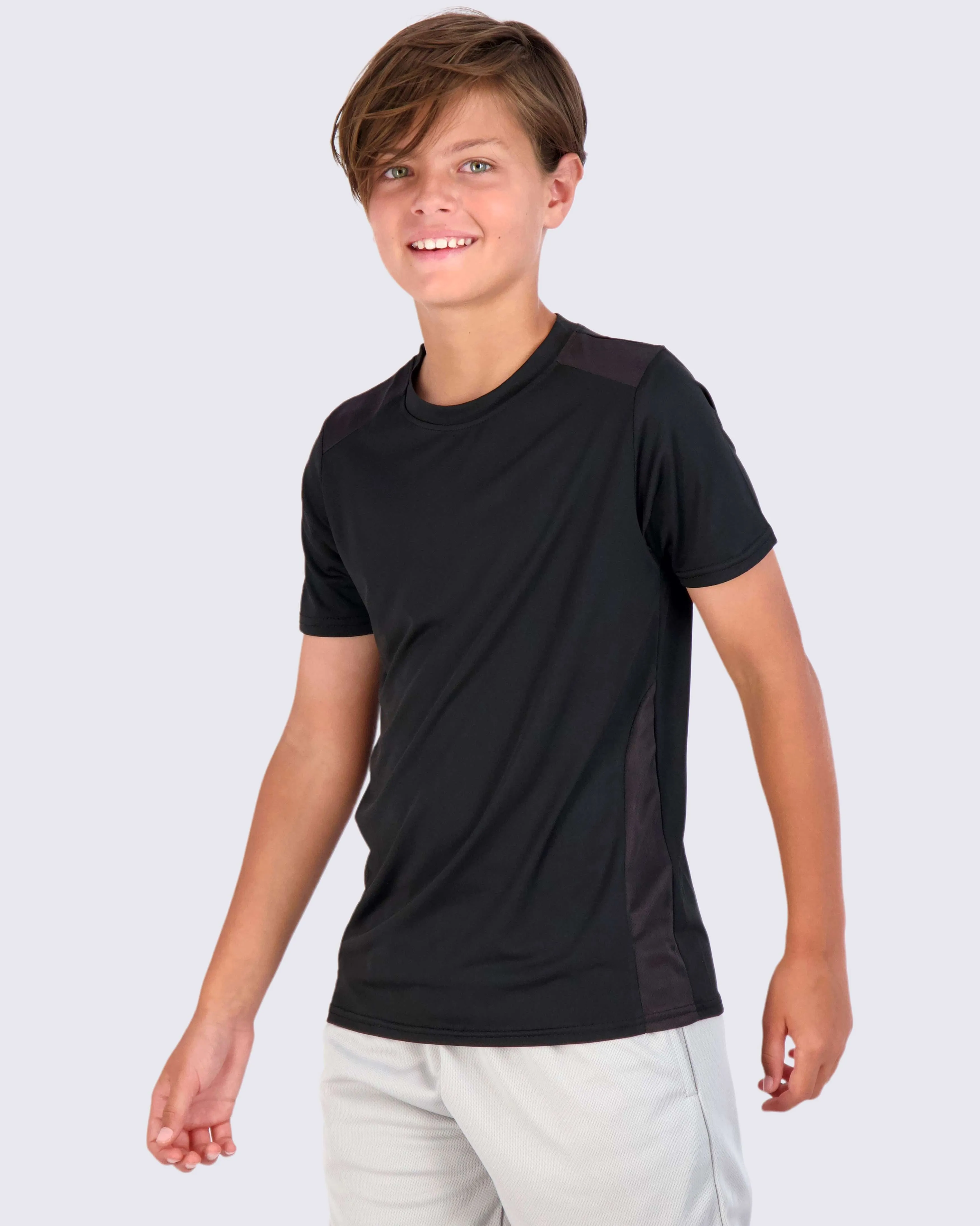 5 Pack: Boys Dry Fit Active Short-Sleeve T-Shirt