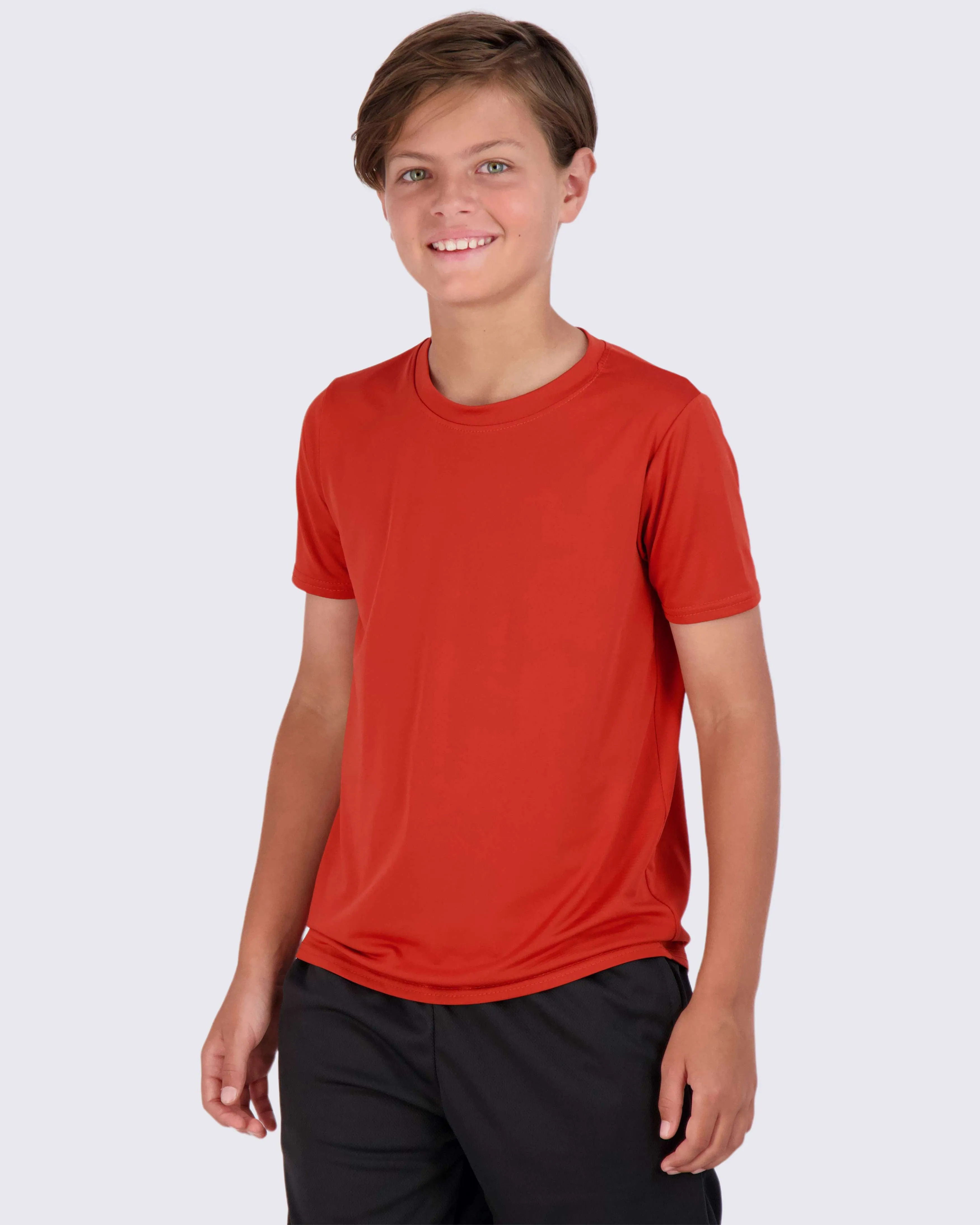 5 Pack: Boys Dry Fit Active Short-Sleeve T-Shirt