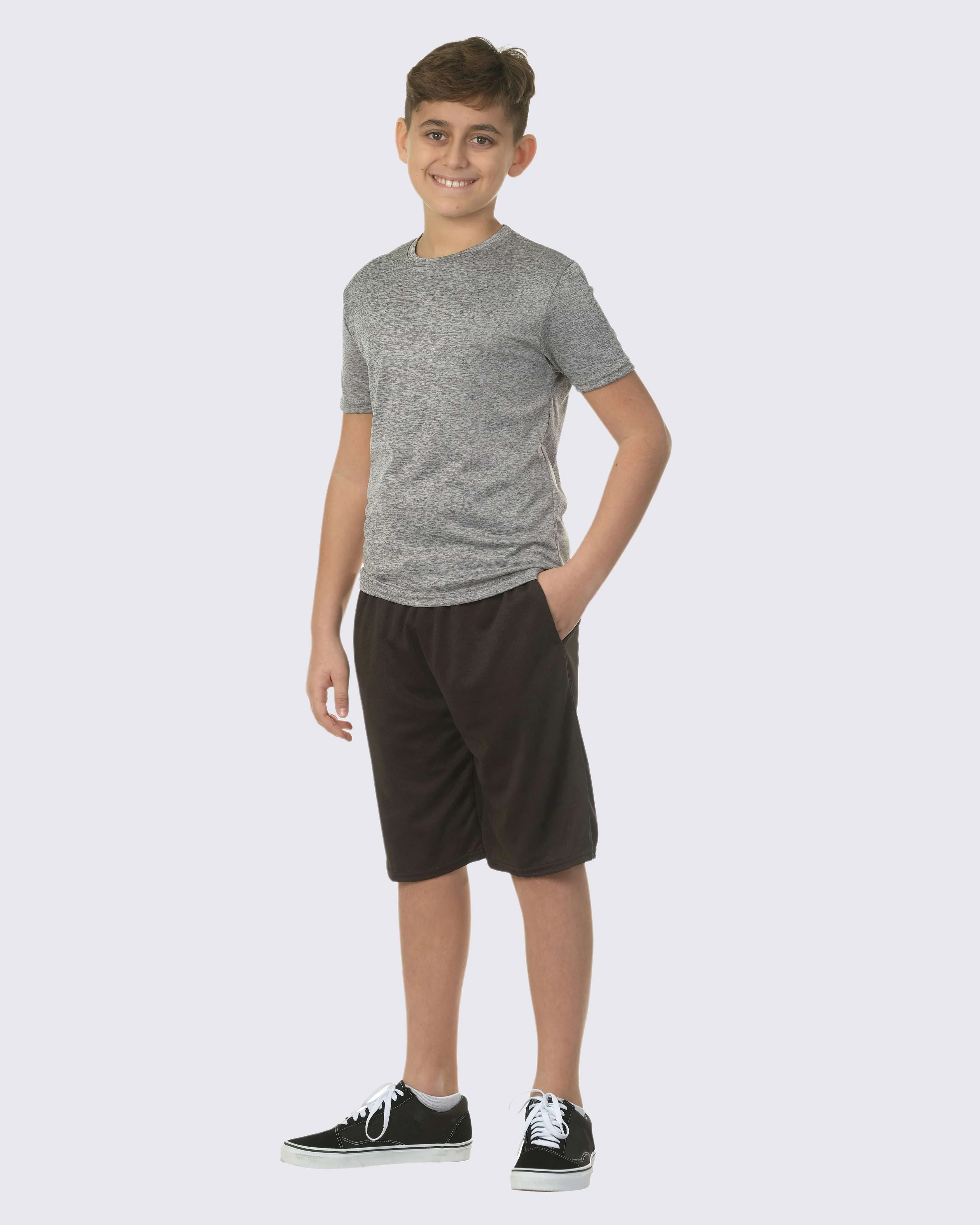 5 Pack: Boys Dry Fit Active Short-Sleeve T-Shirt