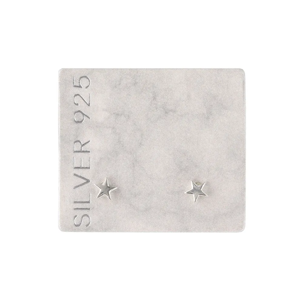 925 Silver Star Studs