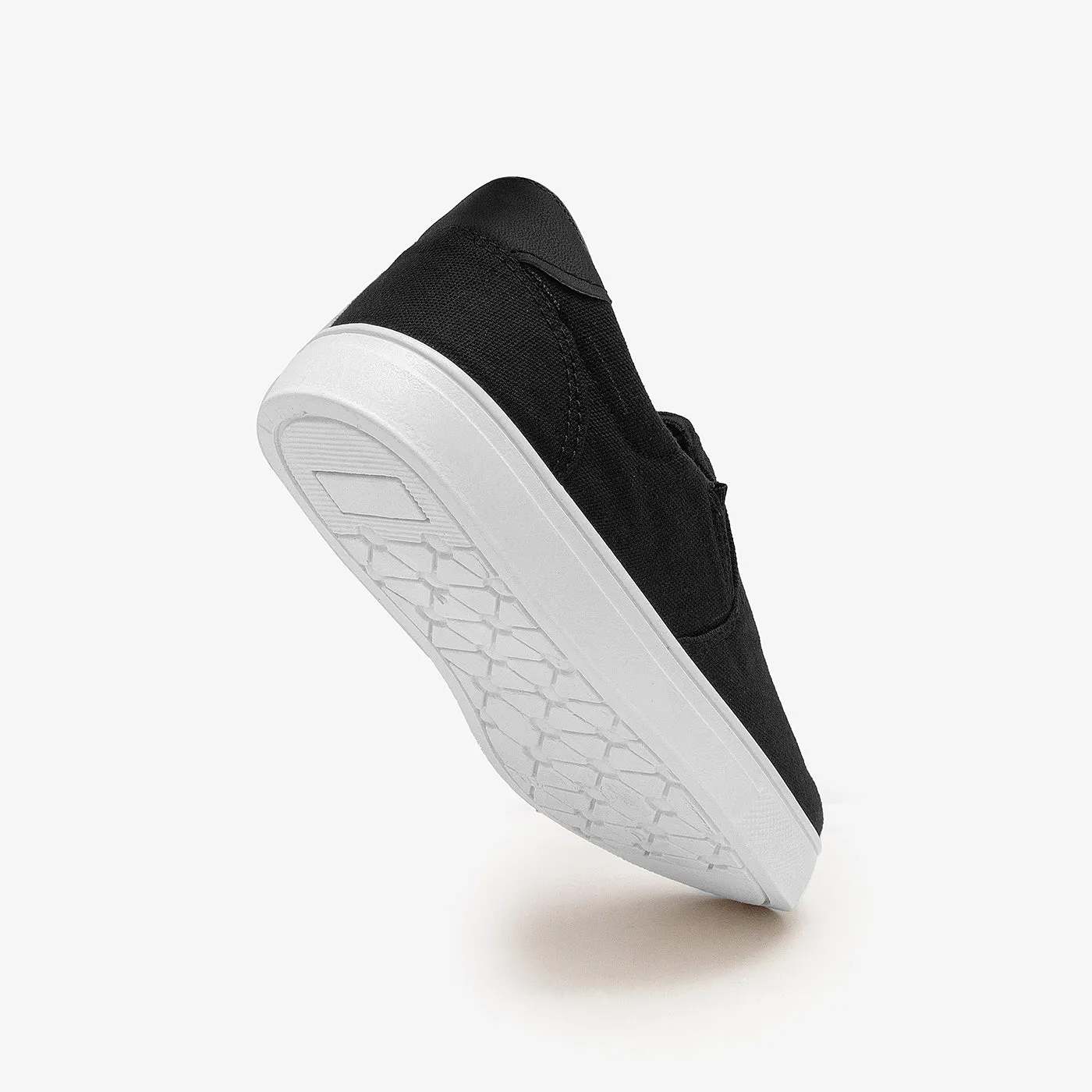 Athletic Canvas Slip Ons