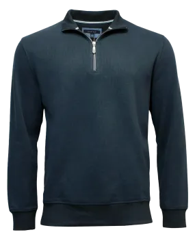 Back Bay Peached French Rib 1/4 Zip Pullover