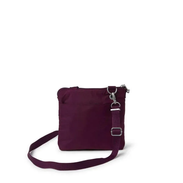 Baggallini Anti-Theft Leisure Crossbody Bag Eggplant