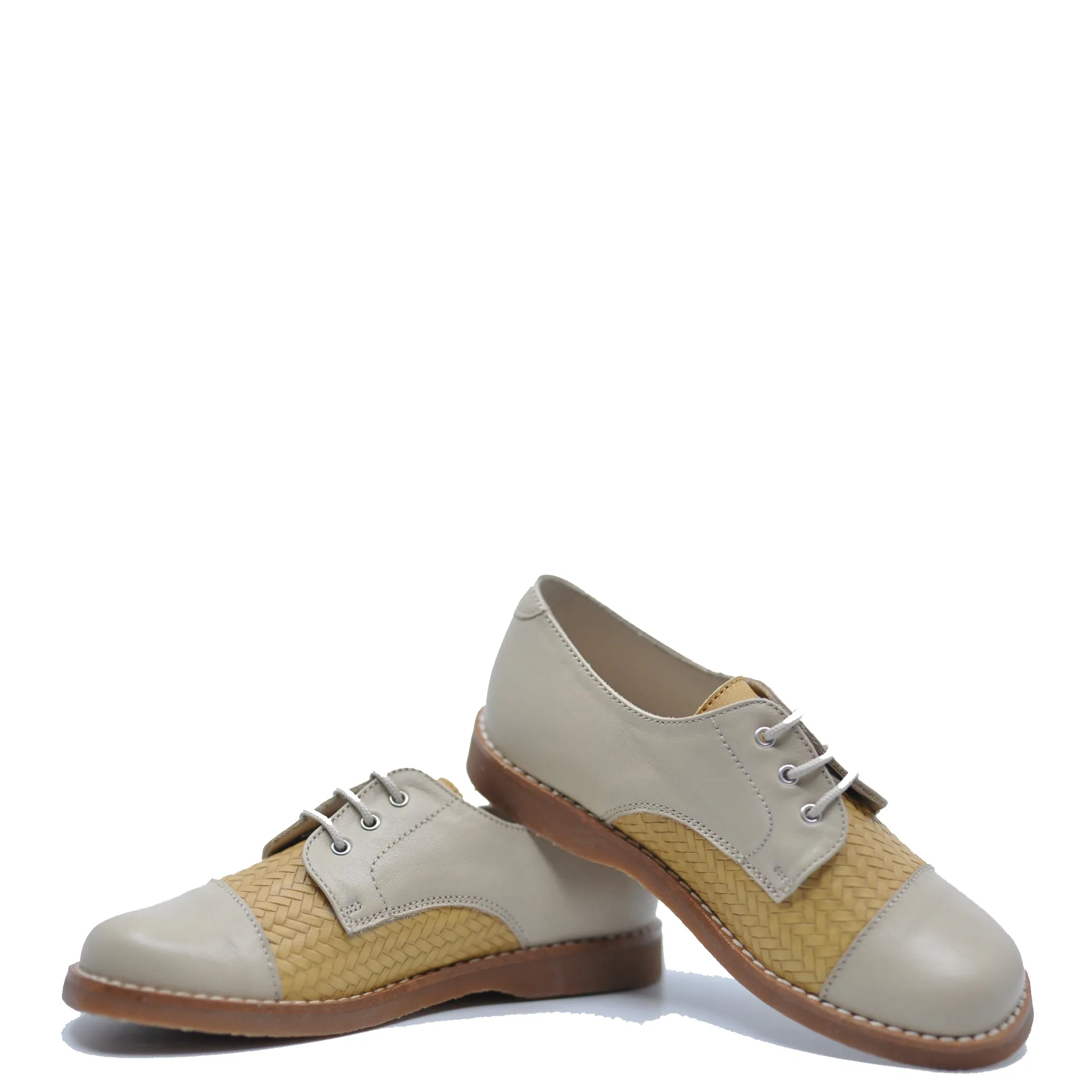 Beberlis Tan Two Tone Oxford