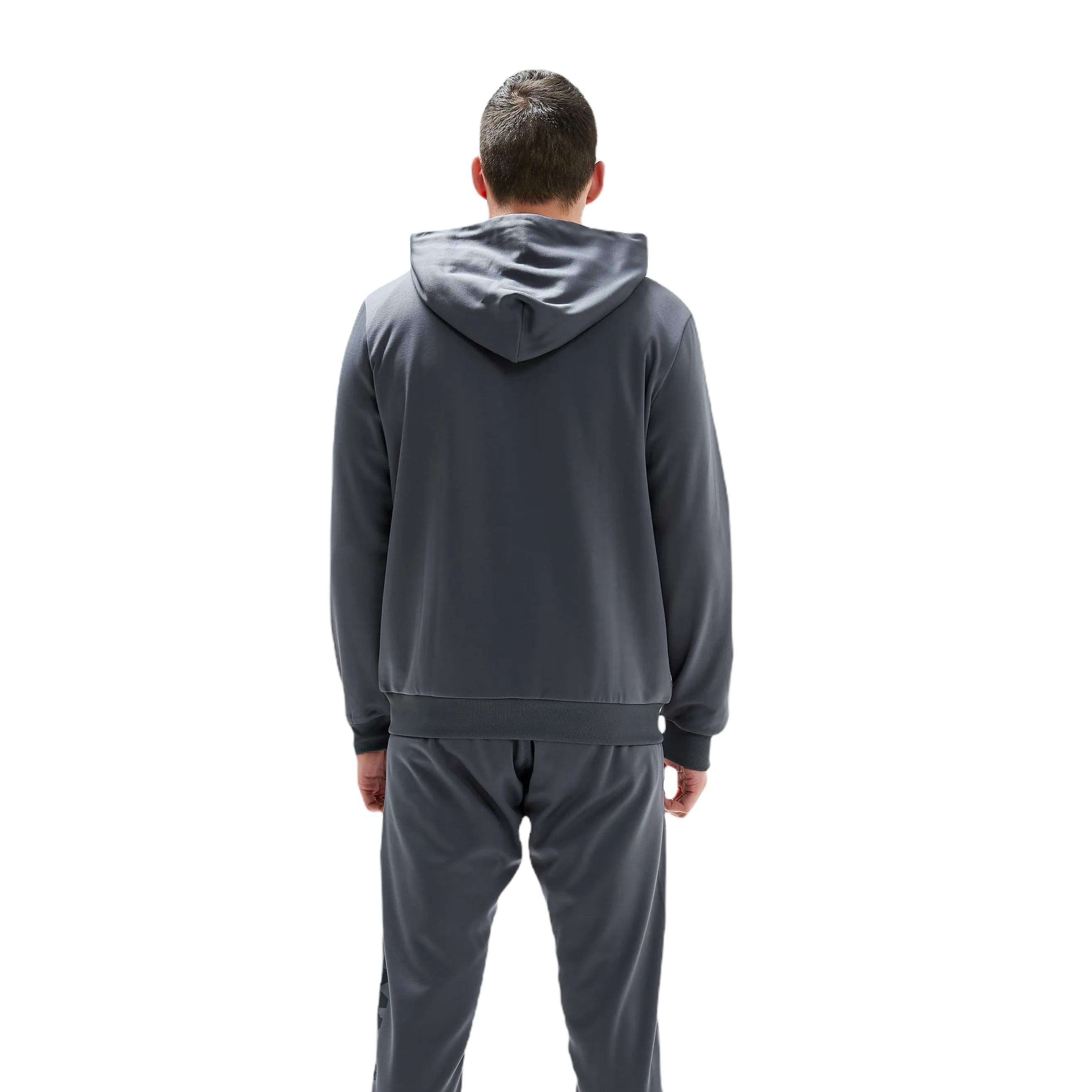 Beekman Zip Up Performance Hoodie - Smoke Grey