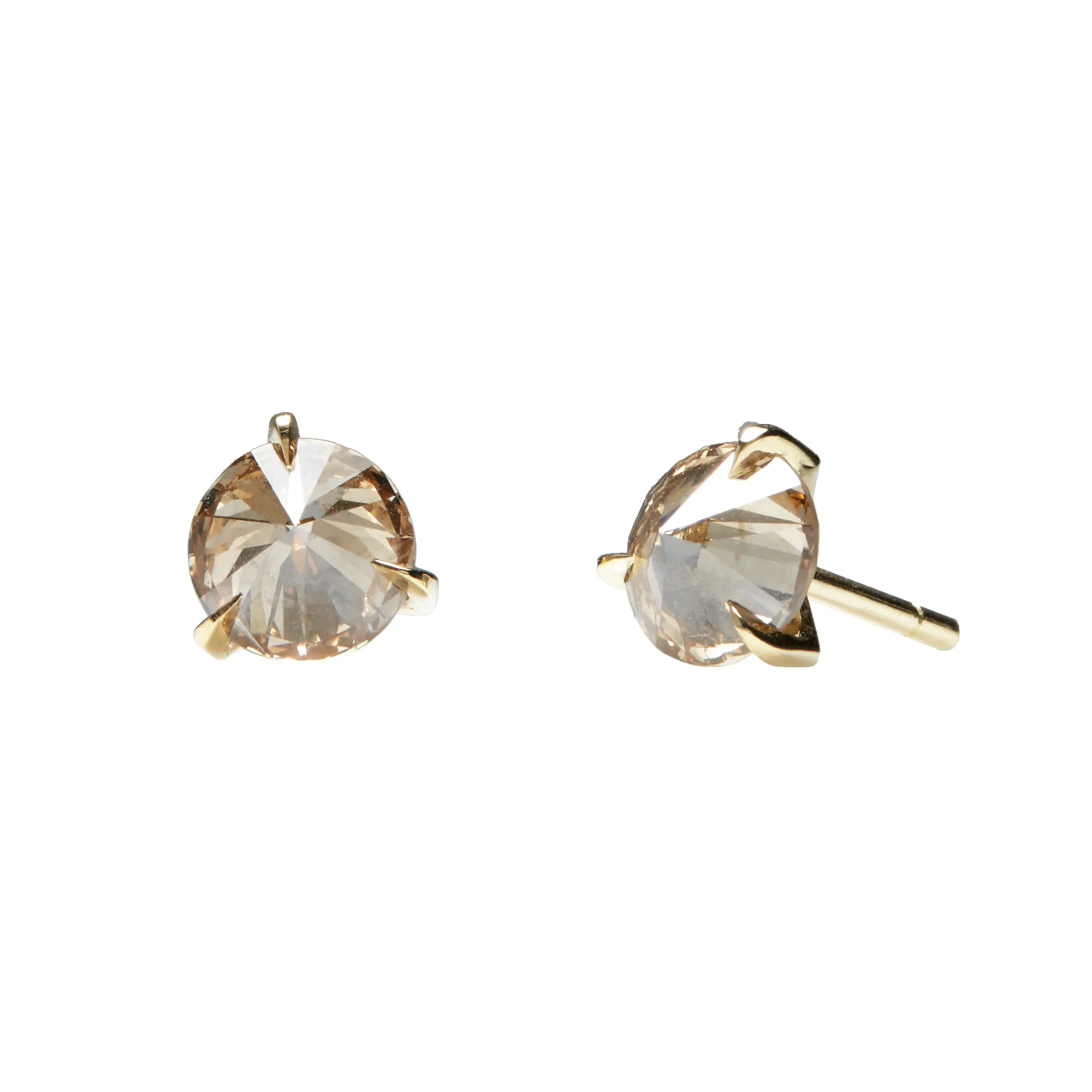 Brown Diamond Earrings