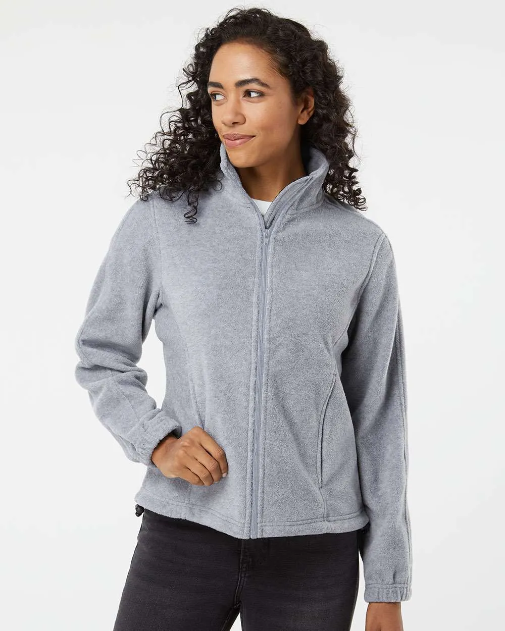 Burnside Ladies Polar Fleece Full-Zip Jacket