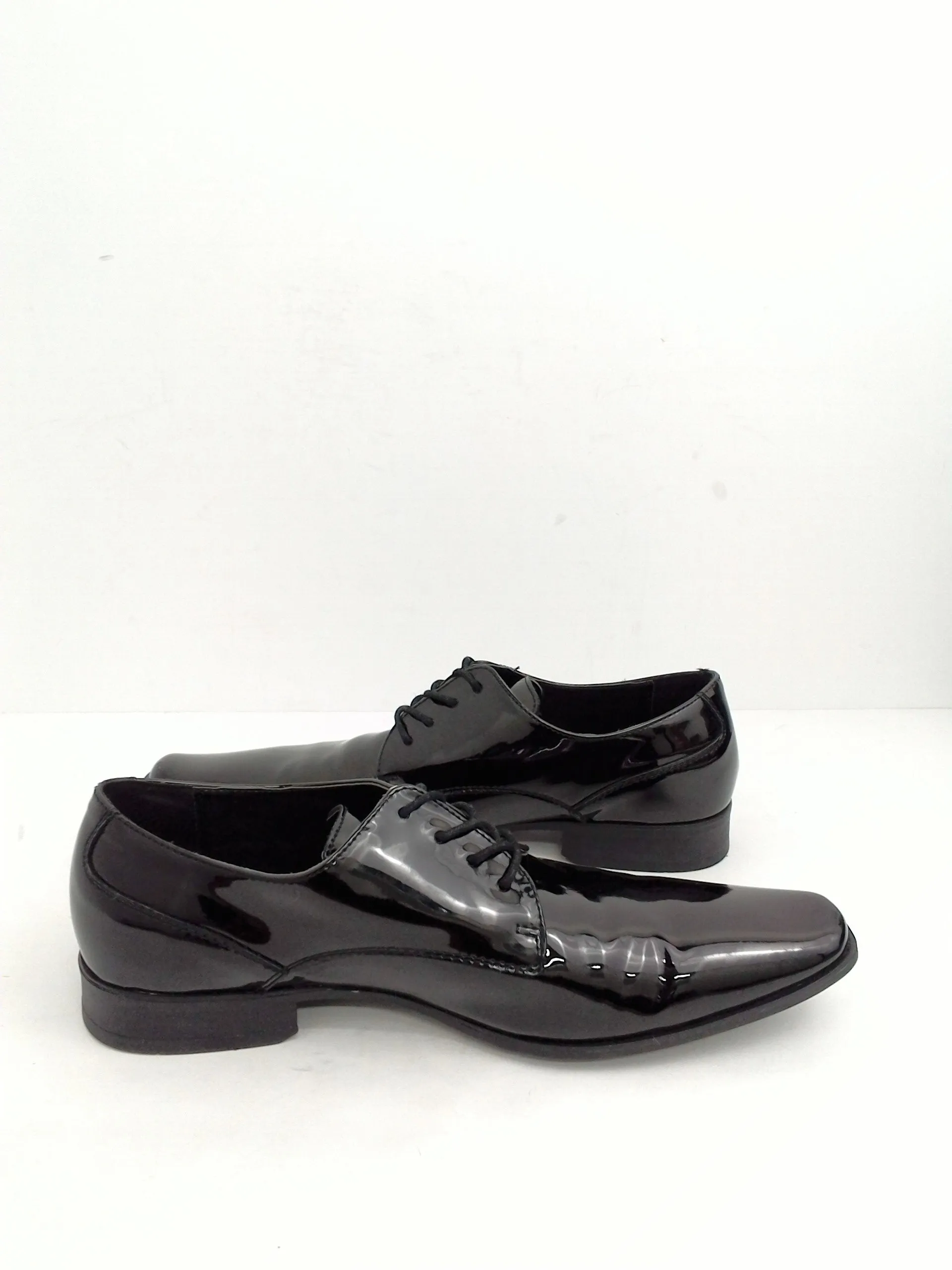 Calvin klein Men's Brodie Black Patent Oxford Size 11 M