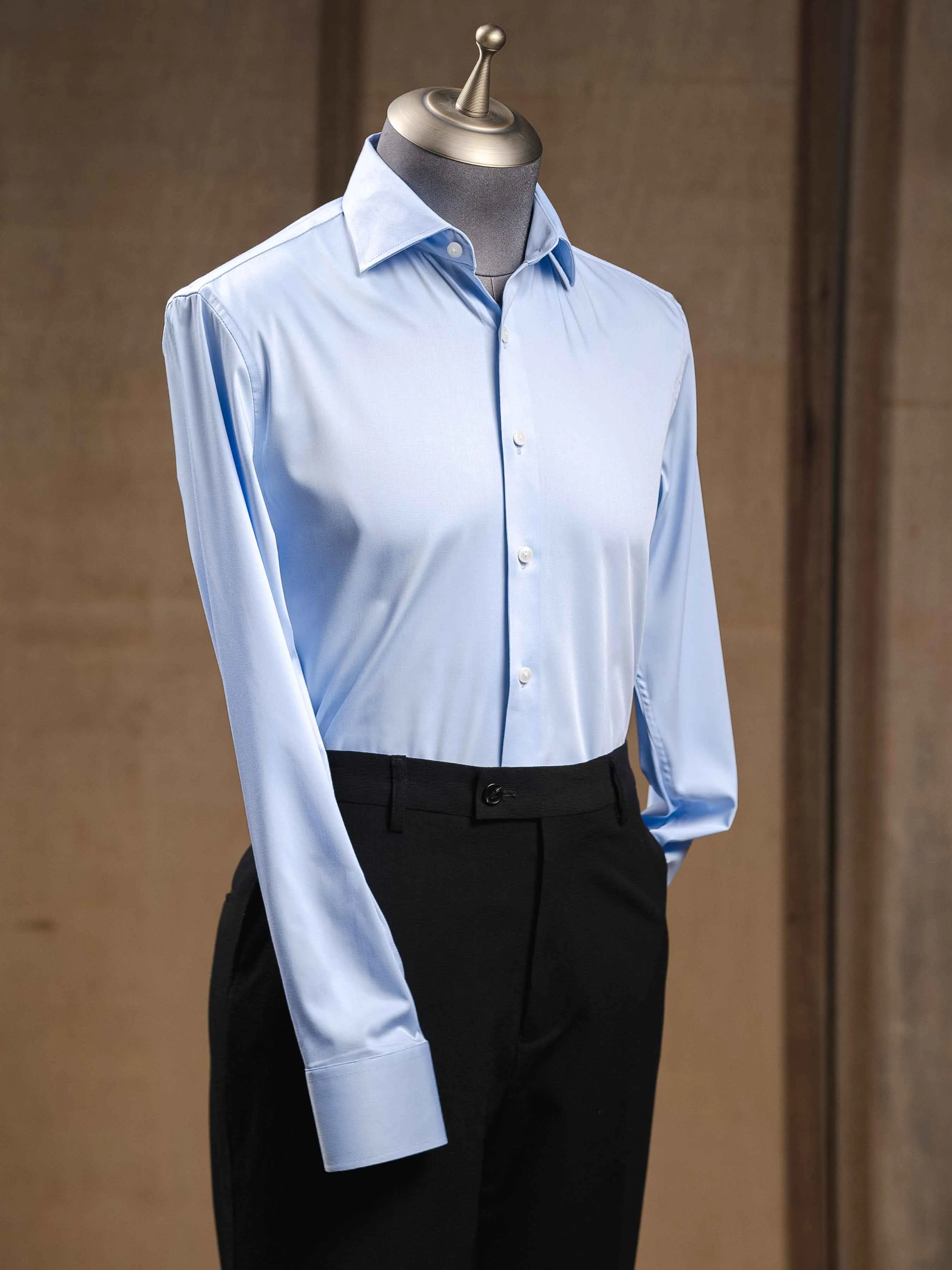 Capri Formal Shirt - Light Blue Windsor Collar