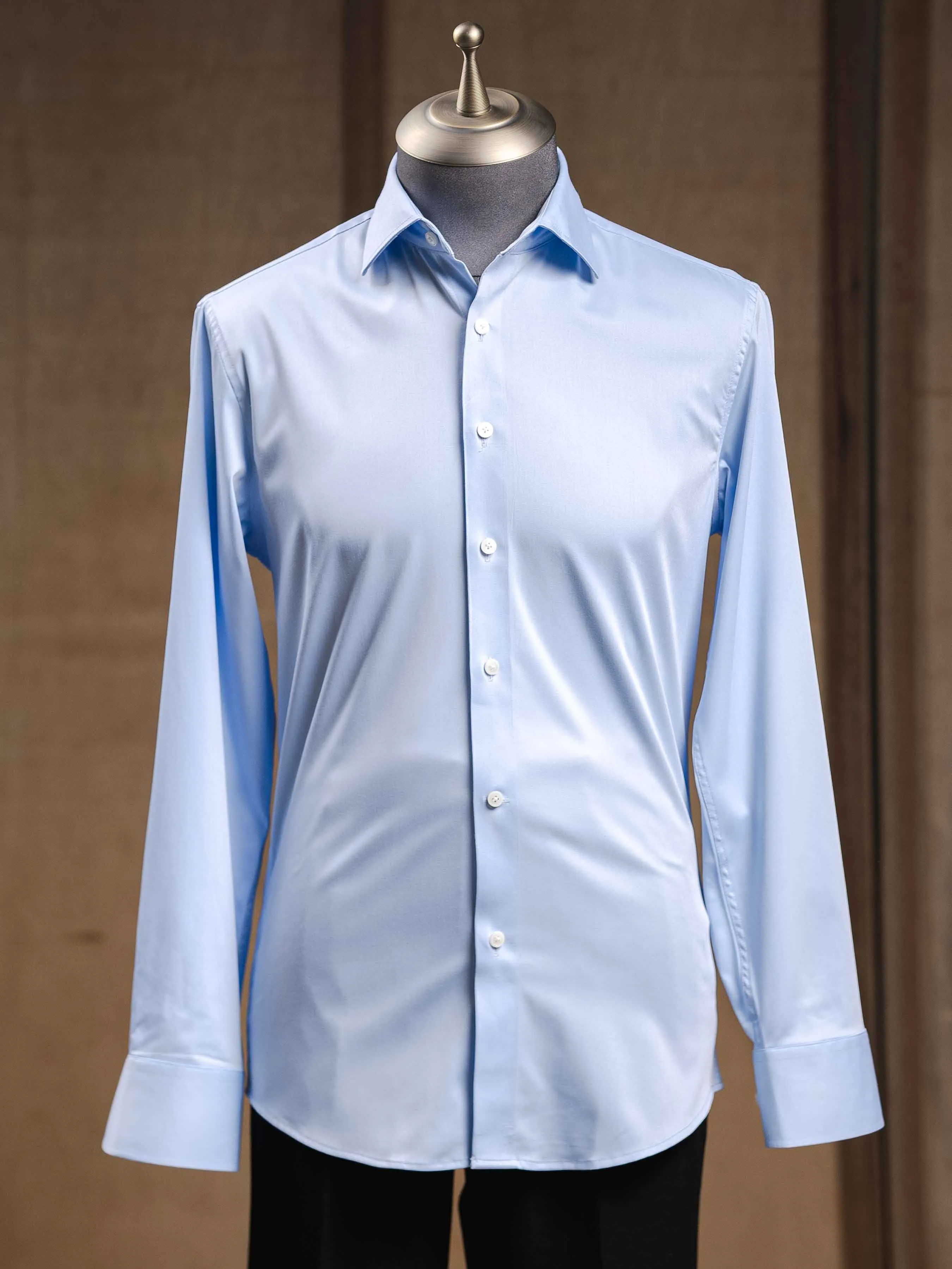 Capri Formal Shirt - Light Blue Windsor Collar