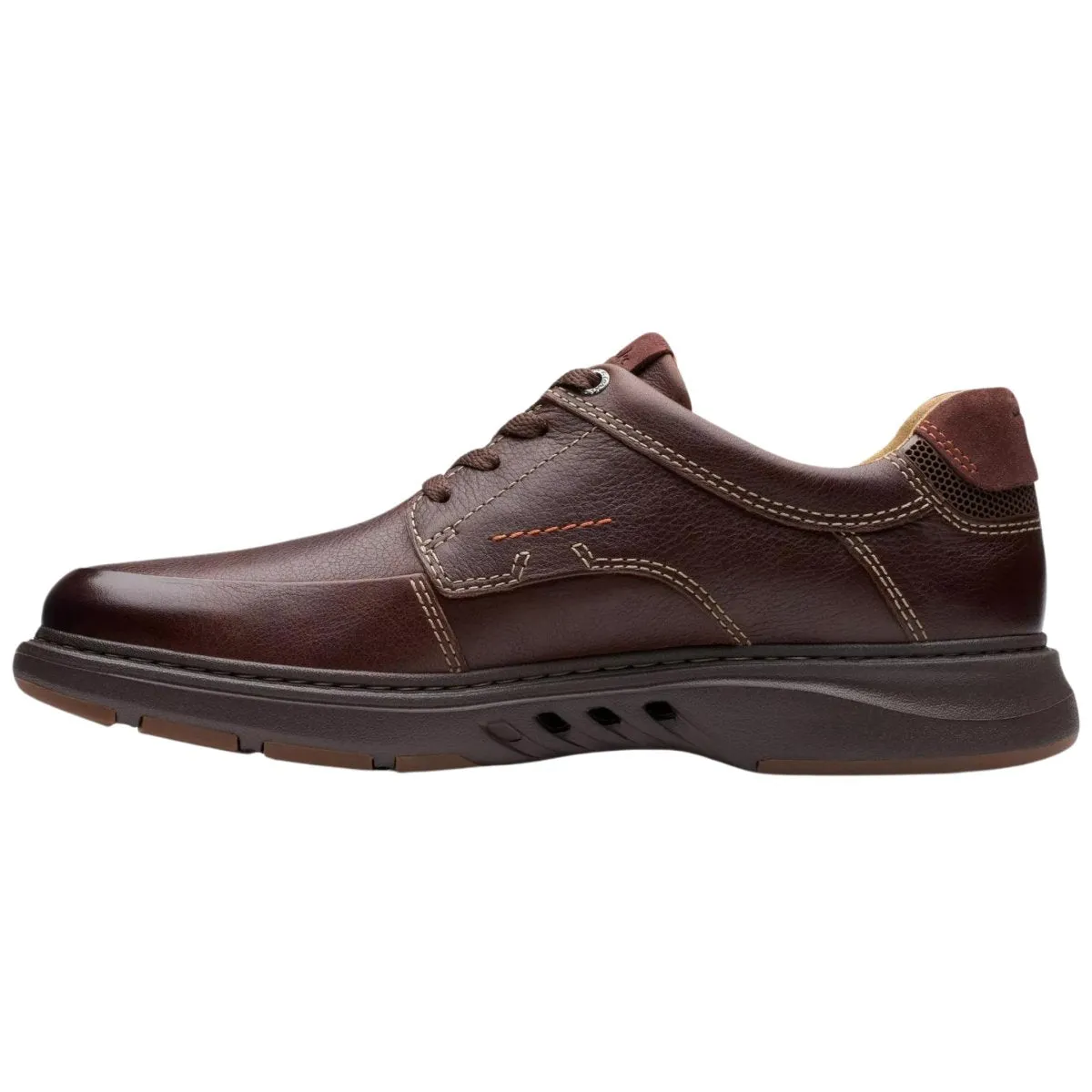 Clarks Men's Un Briley Lace Mahogany Leather