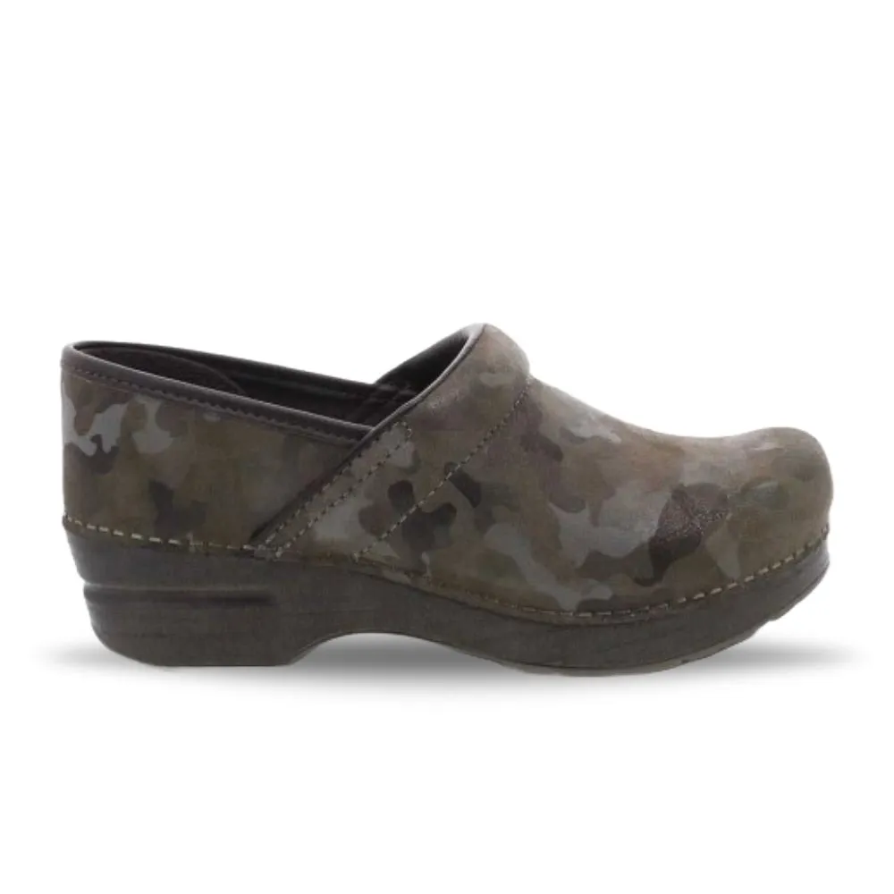 Dansko Women's Professional Clog - Camo Suede