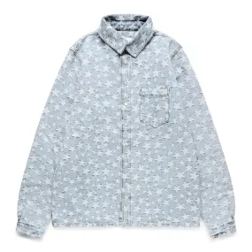 DENIM JACQUARD OVERSHIRT