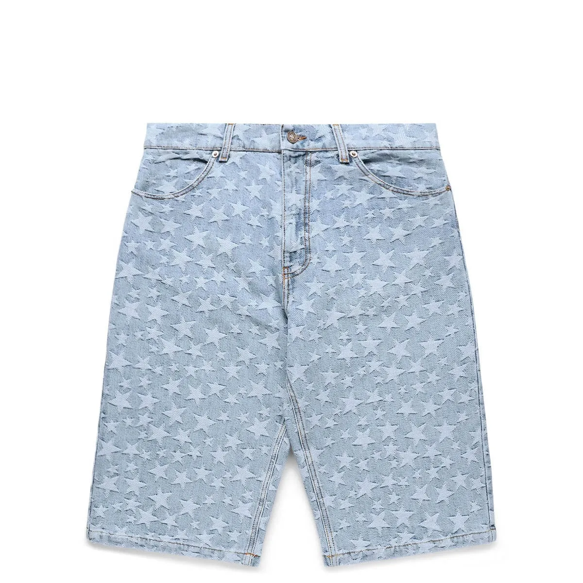 DENIM JACQUARD SHORTS