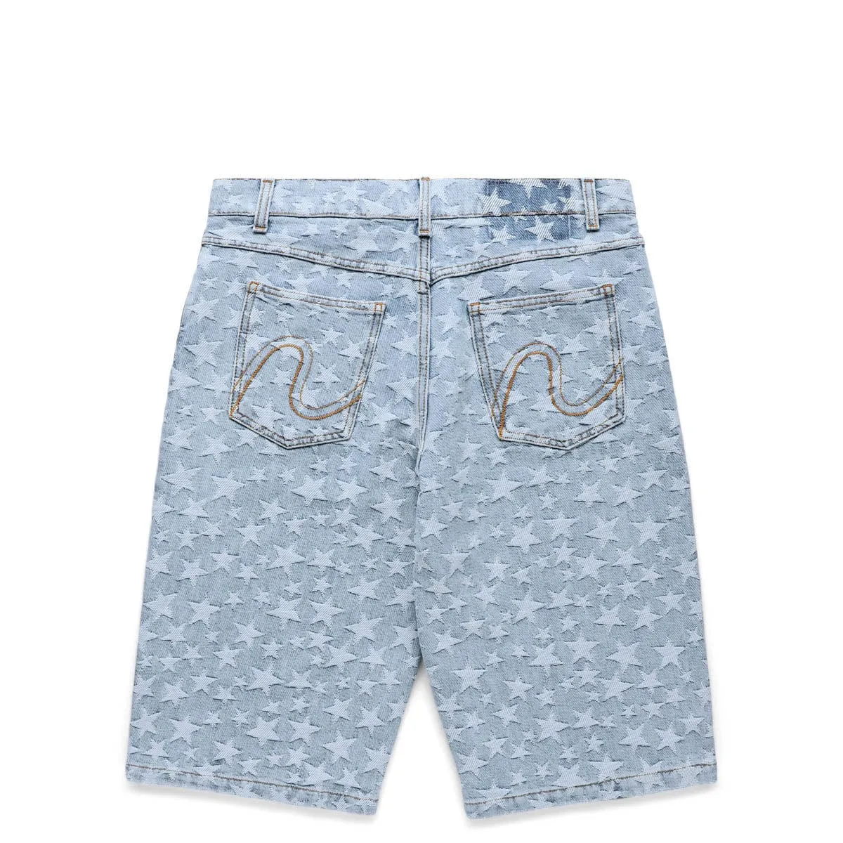 DENIM JACQUARD SHORTS