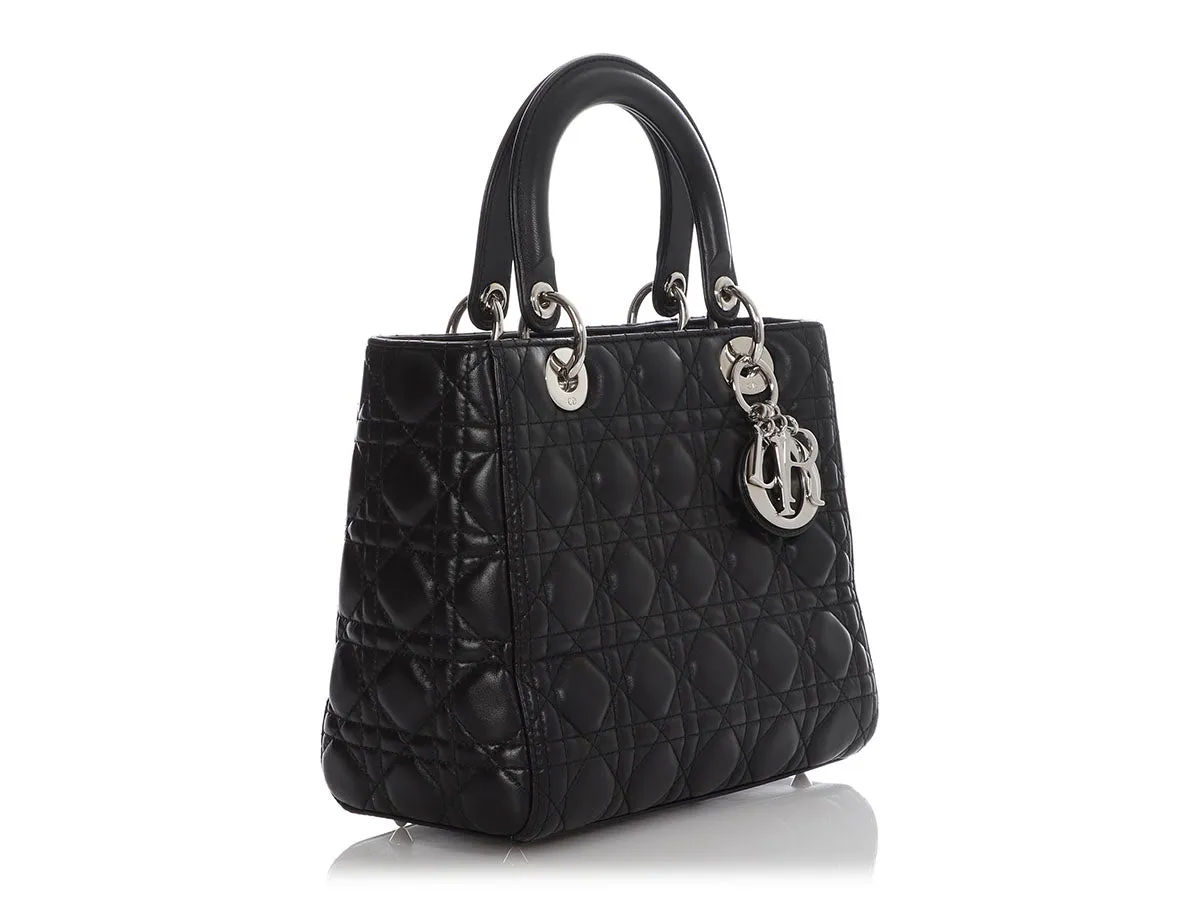 Dior Medium Black Lady Dior