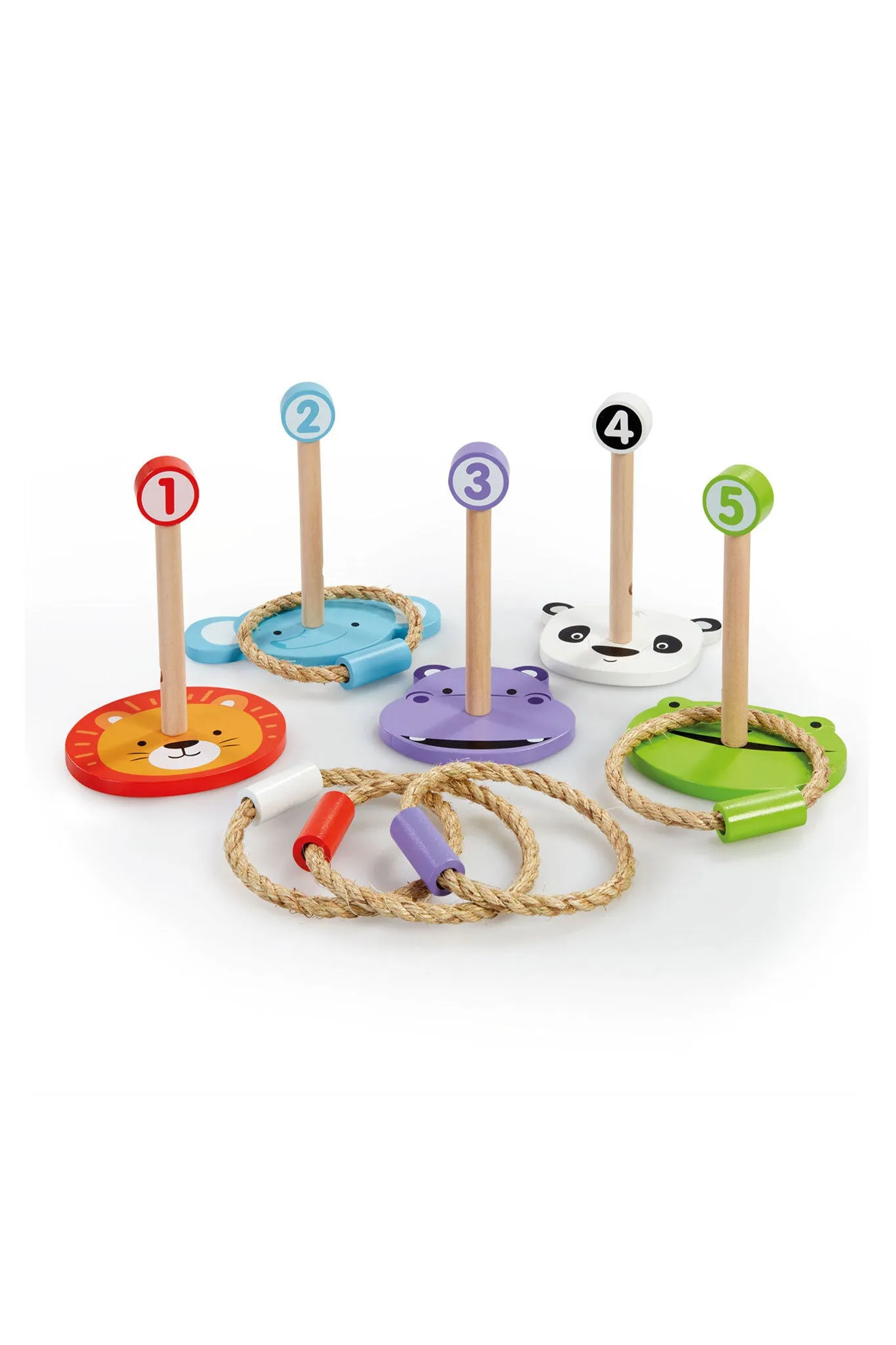 Early Learning Centre Wooden Ring Throw Set