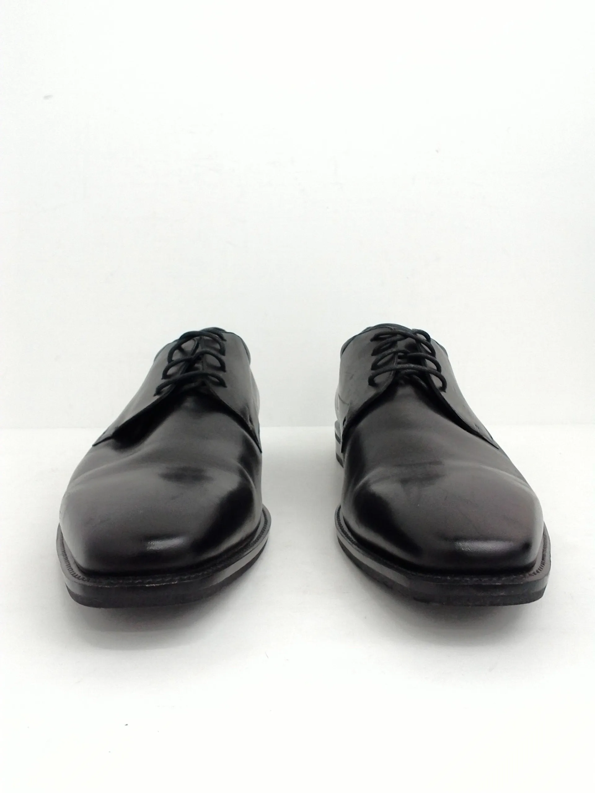 Ecco Men's Black Leather Oxford Size 47