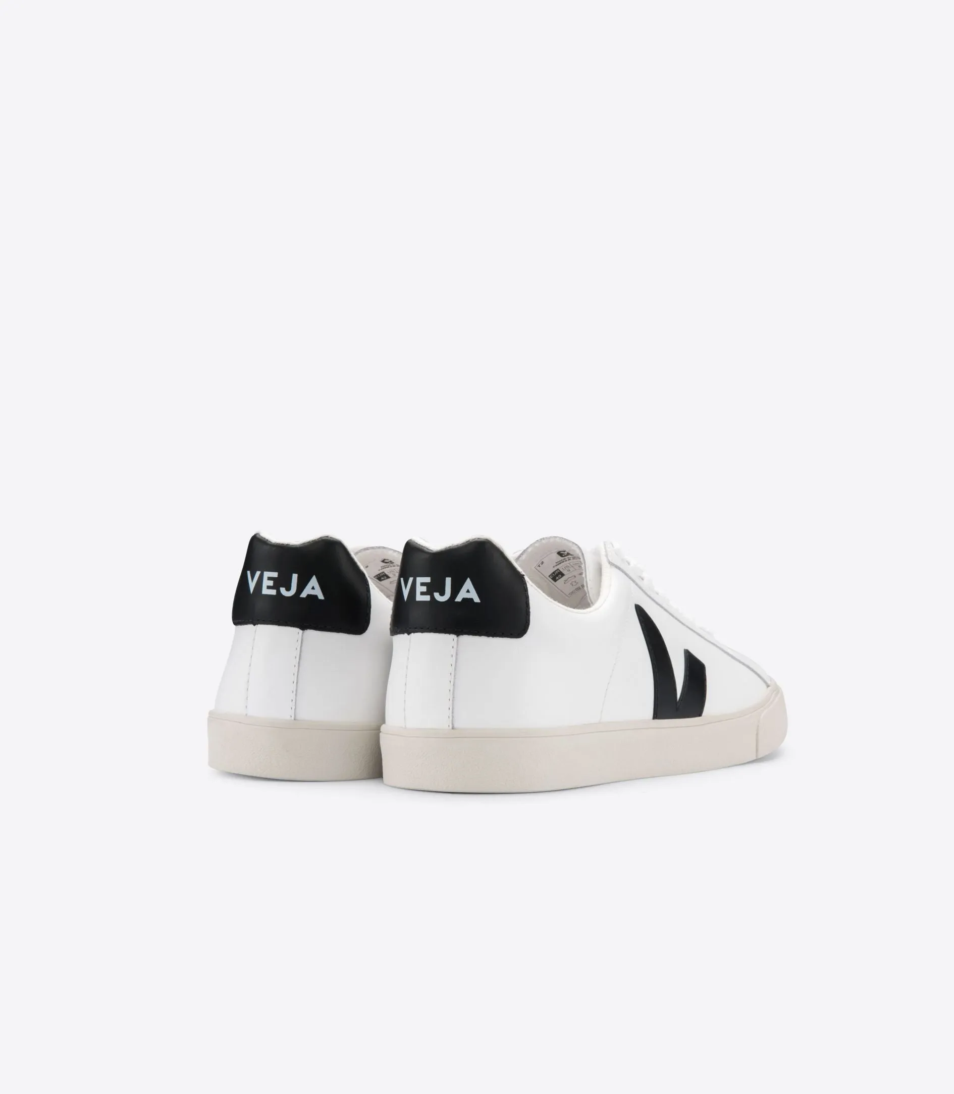 Esplar Logo Leather Extra-White Black (unisex)