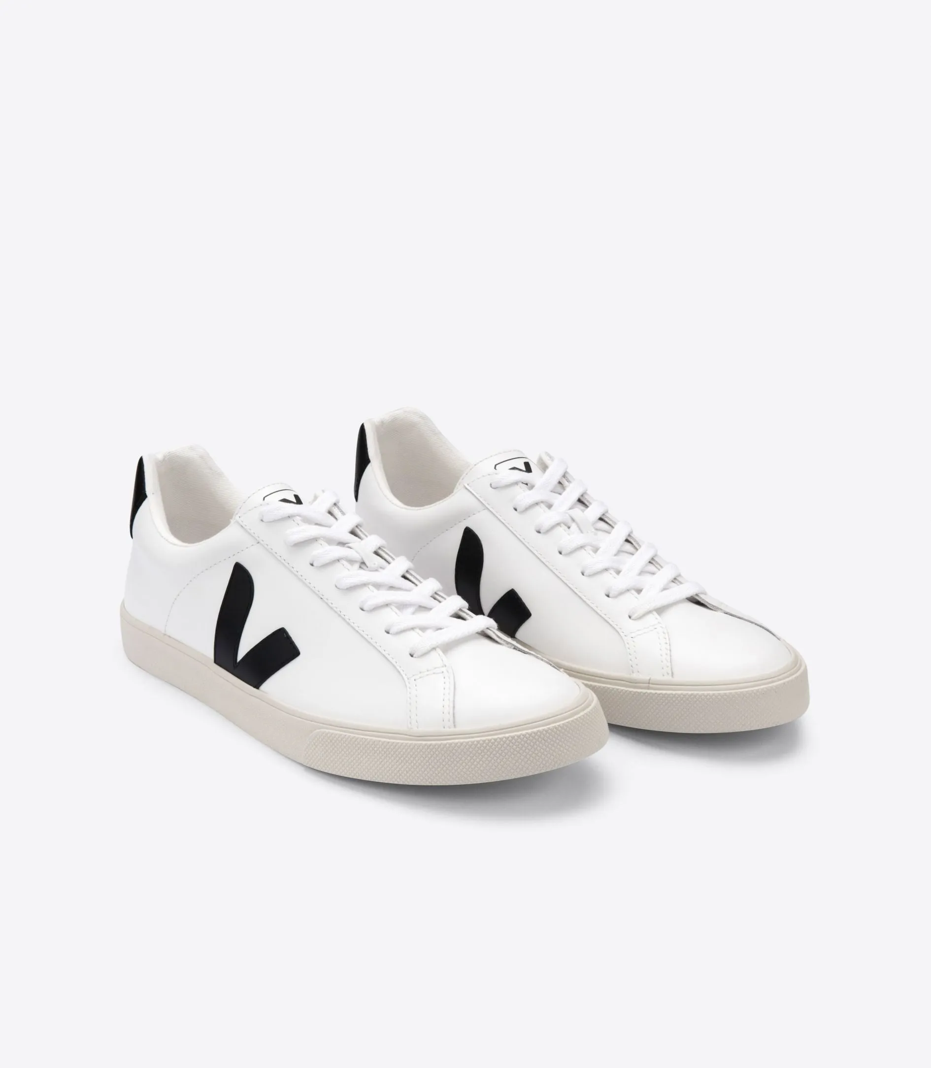 Esplar Logo Leather Extra-White Black (unisex)