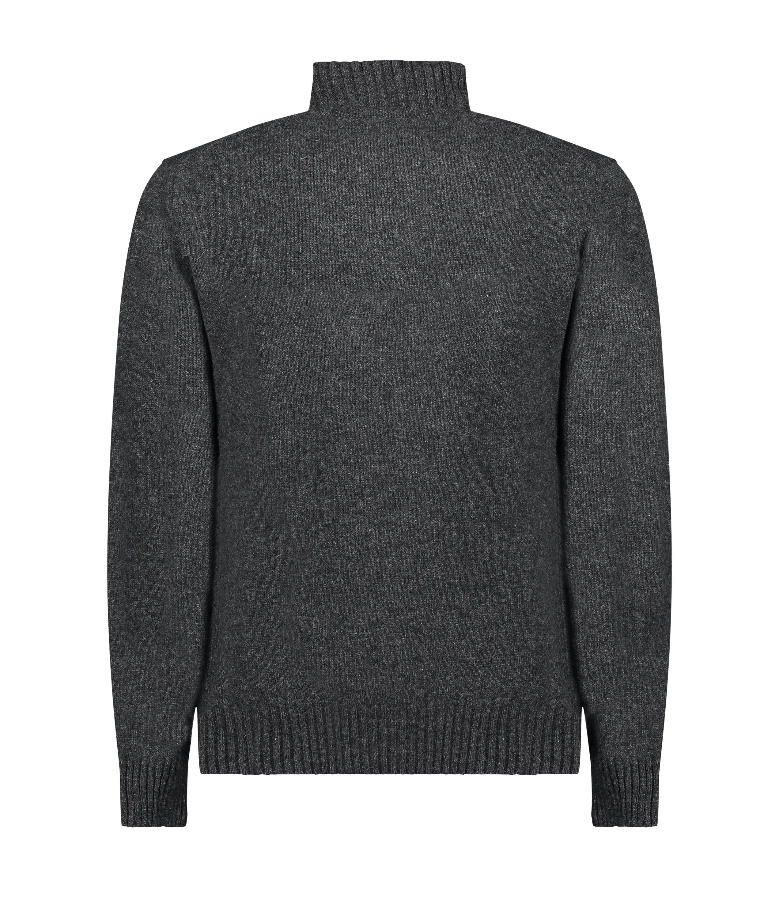 Essential Lambswool Half-Zip Sweater - Grey