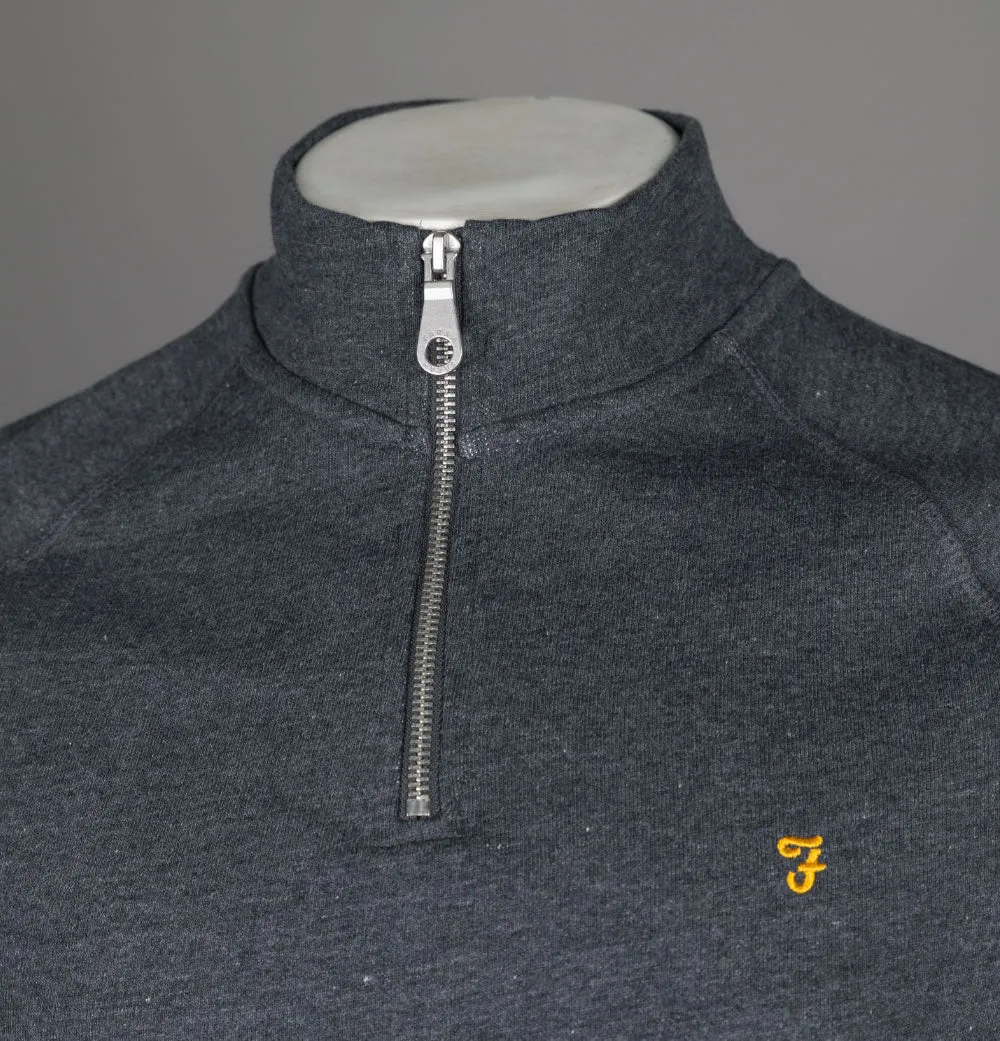 Farah Jim 1/4 Zip Sweatshirt Grey Marl