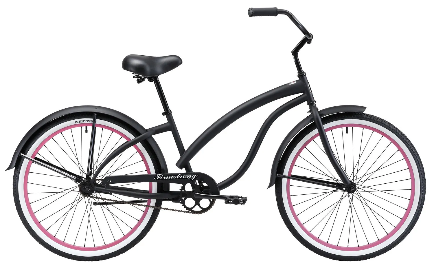 Firmstrong Bella Fashionista Single Speed - Women's Beach Cruiser Bike