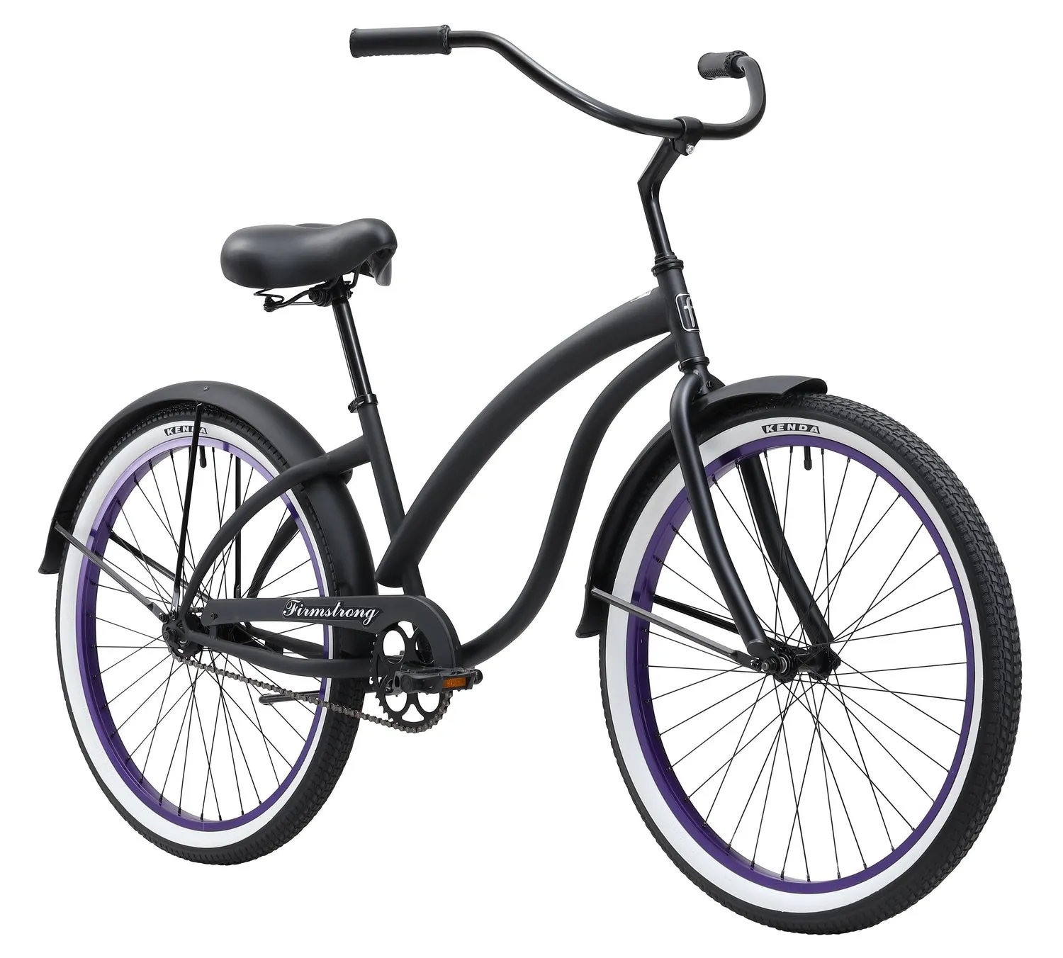 Firmstrong Bella Fashionista Single Speed - Women's Beach Cruiser Bike