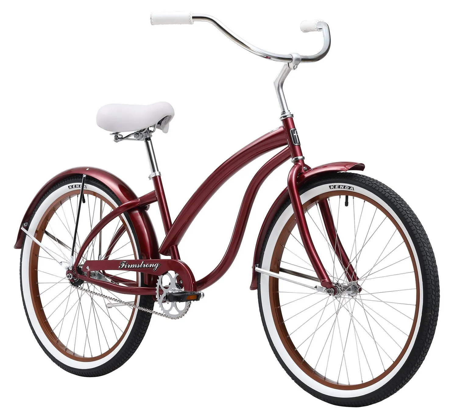 Firmstrong Bella Fashionista Single Speed - Women's Beach Cruiser Bike