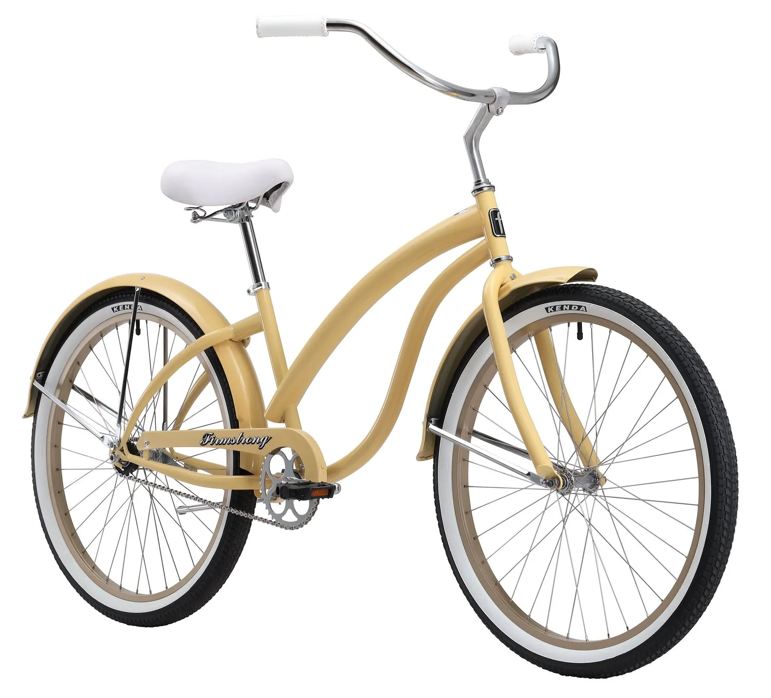 Firmstrong Bella Fashionista Single Speed - Women's Beach Cruiser Bike