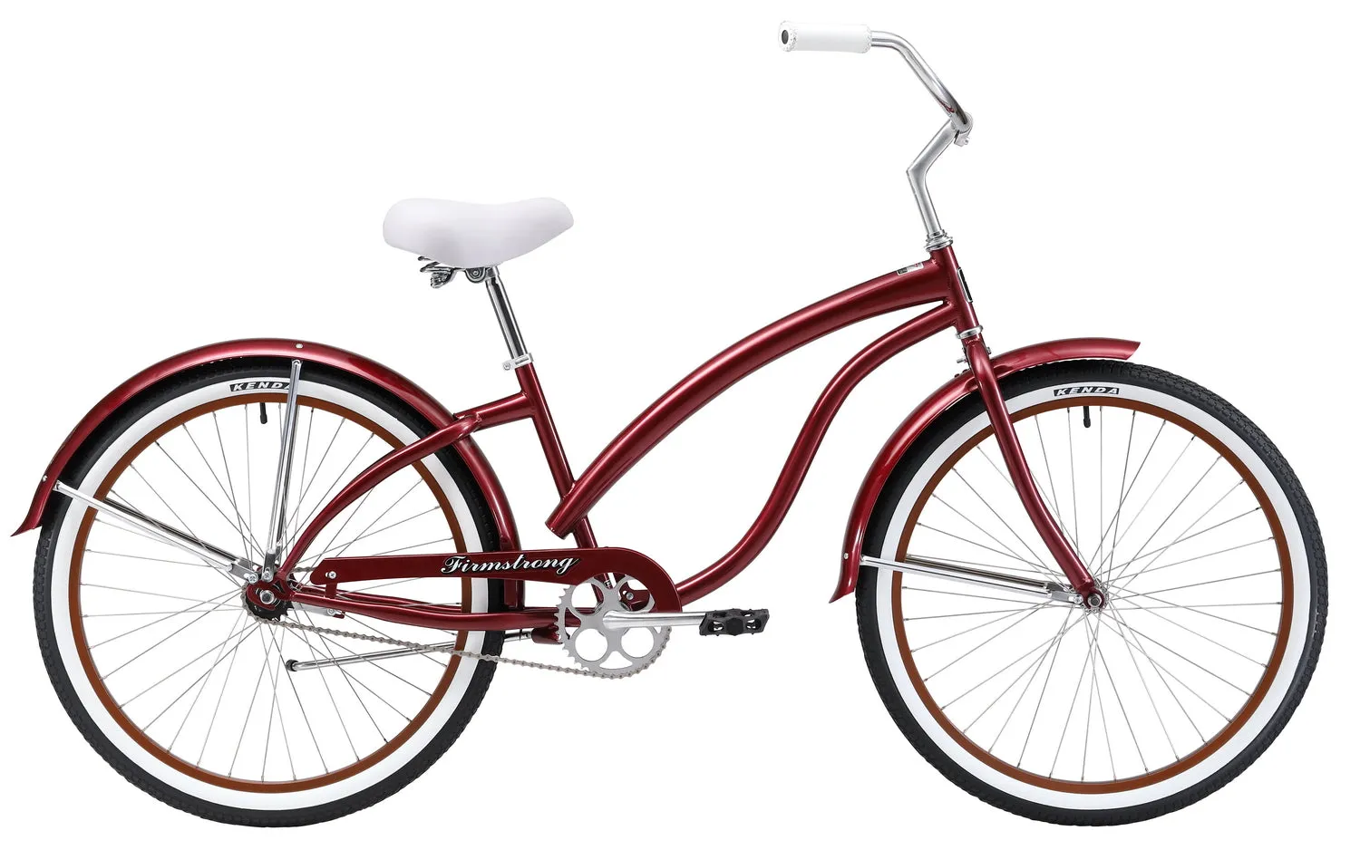 Firmstrong Bella Fashionista Single Speed - Women's Beach Cruiser Bike