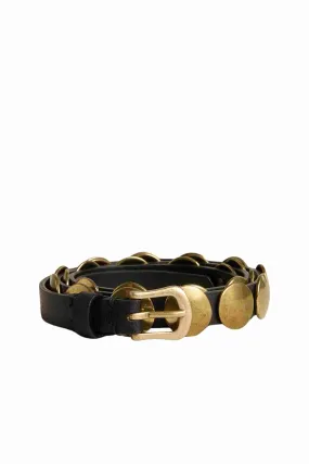 Golden Goose Trinidad Thin Leather Belt