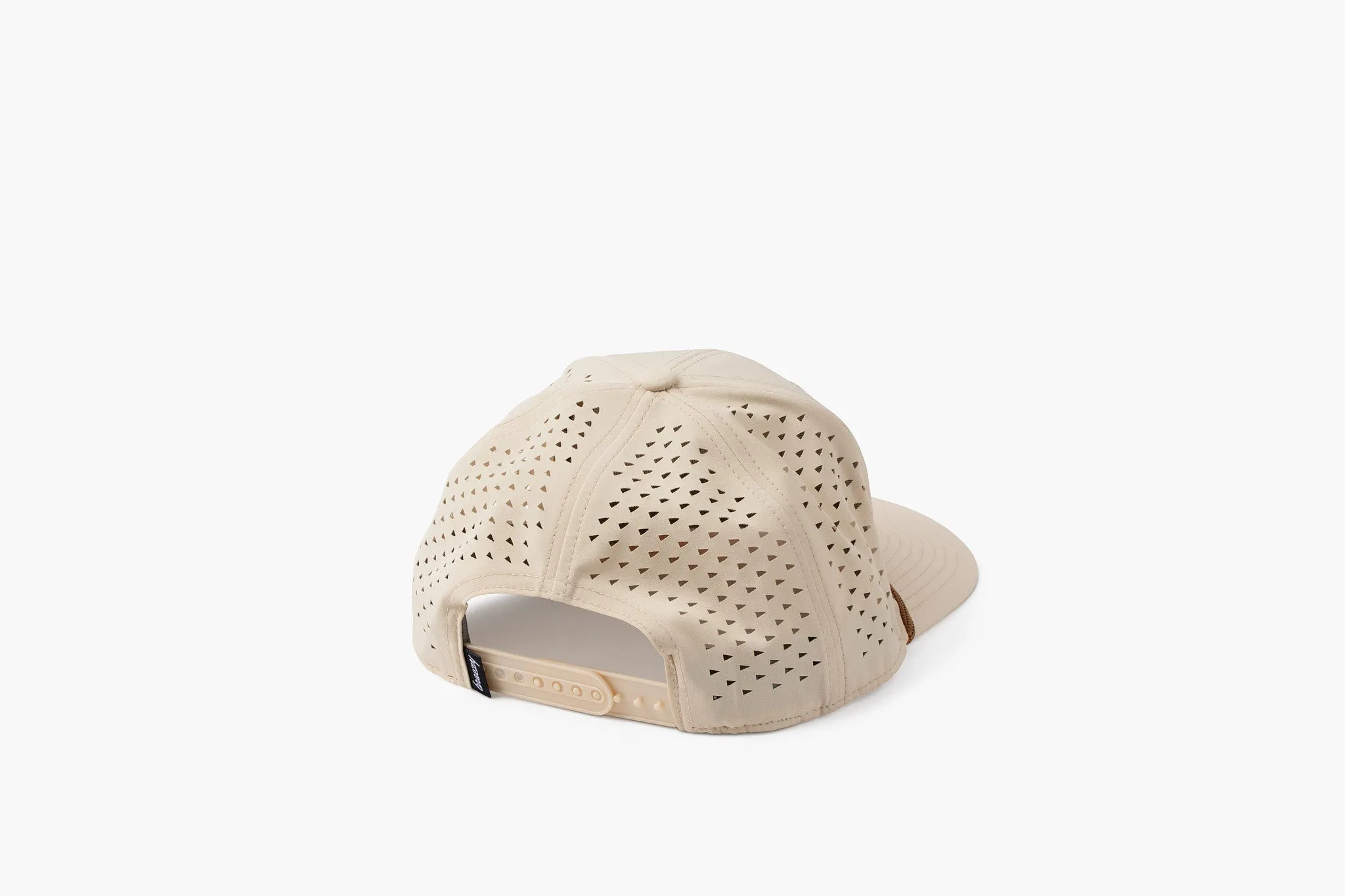 Have A Day Perforated Patch Hat - Tan