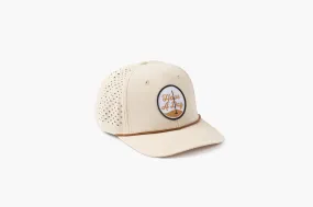 Have A Day Perforated Patch Hat - Tan