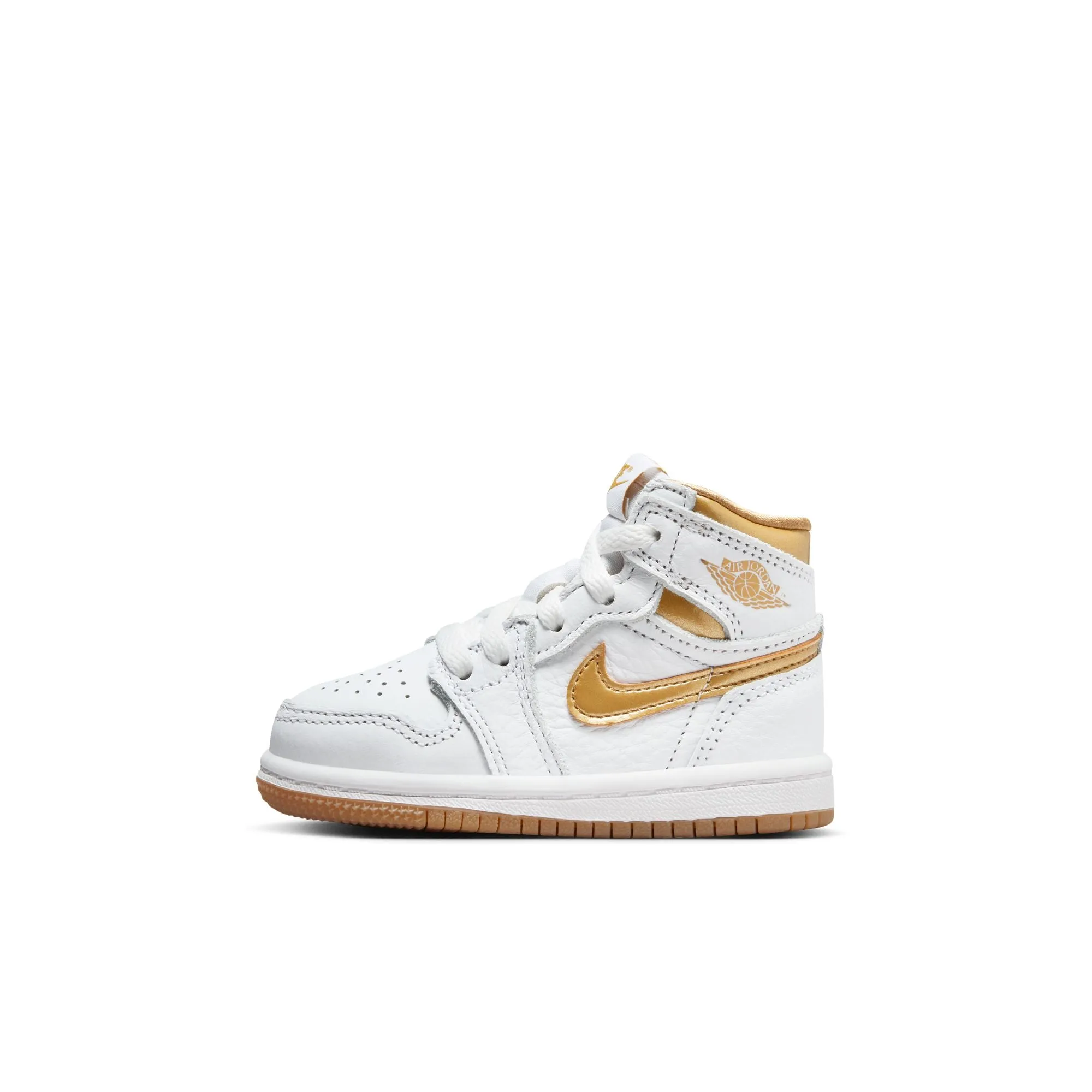 Jordan - Girl - TD Air Jordan 1 Retro High OG - White/Metallic Gold/Light Brown