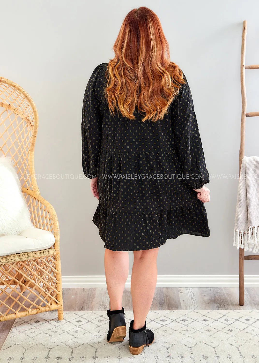 Lady in Love Dress - Black - FINAL SALE