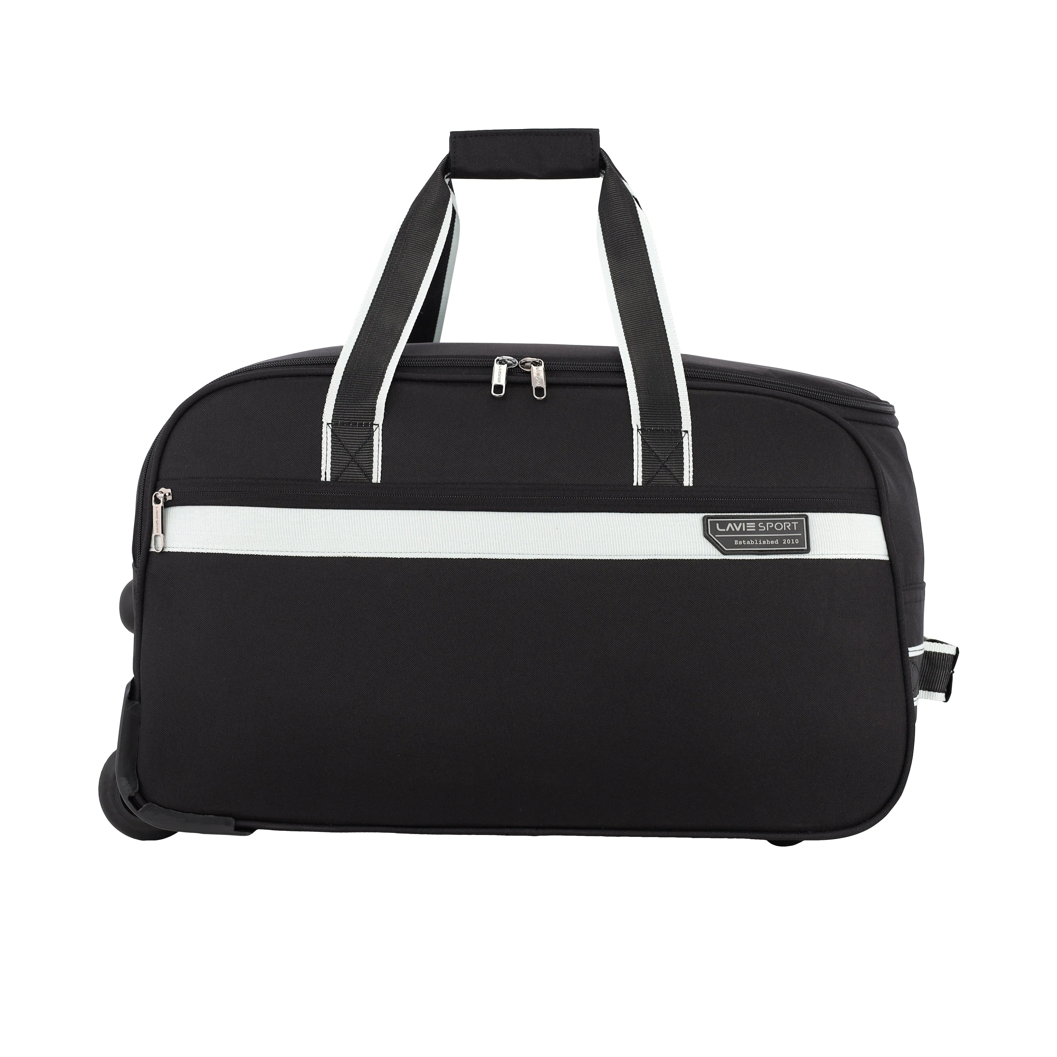 Lavie Sport size 53 cms Tropic Wheel Duffle Bag | Black