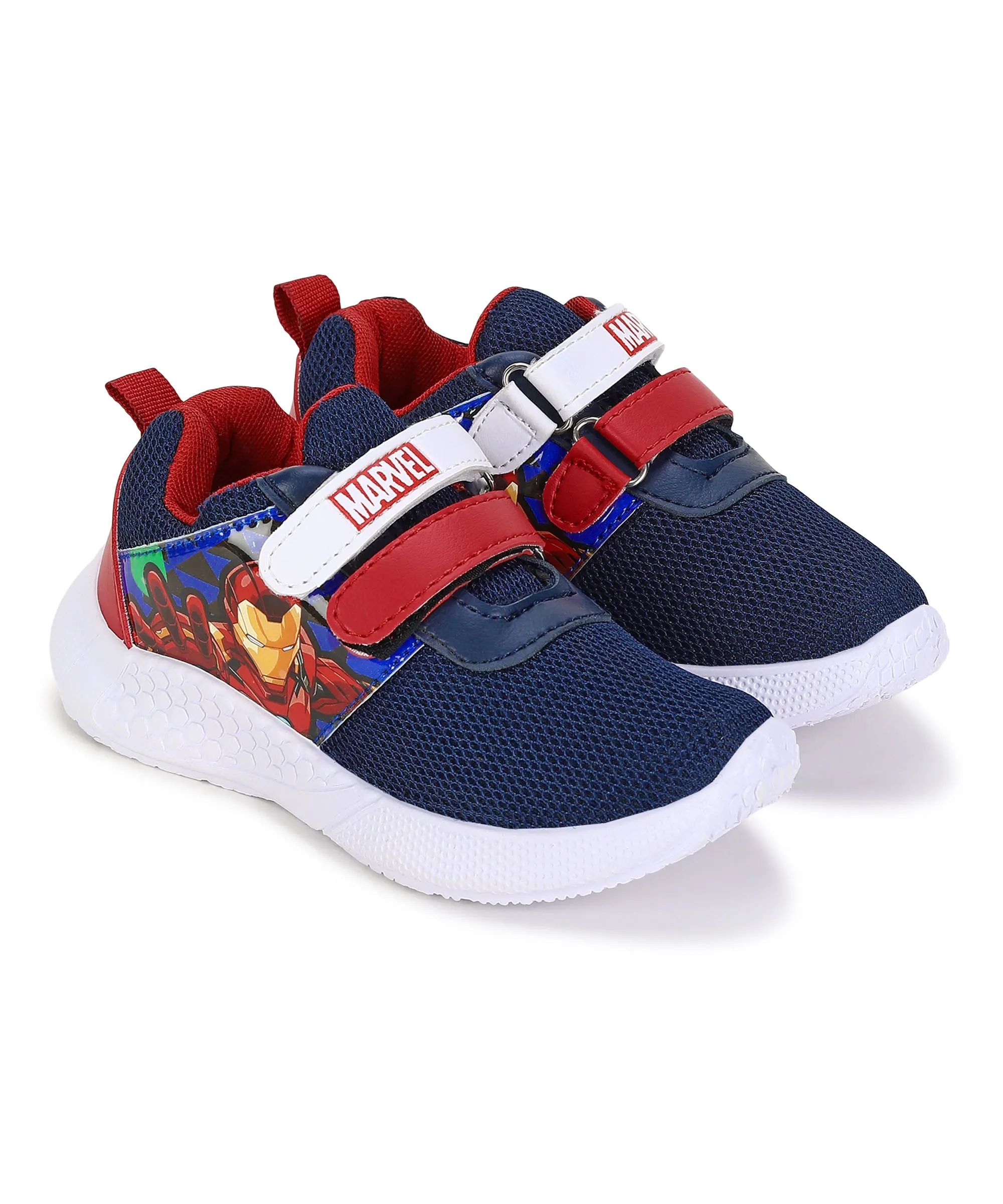 Marvel Ironman MK8009K Casual Shoes for Kids | Comfortable and Stylish Footwear for Boys | Durable Construction, Cushioned Support, and Stylish Velcro Design | Ideal for Everyday Use Blue