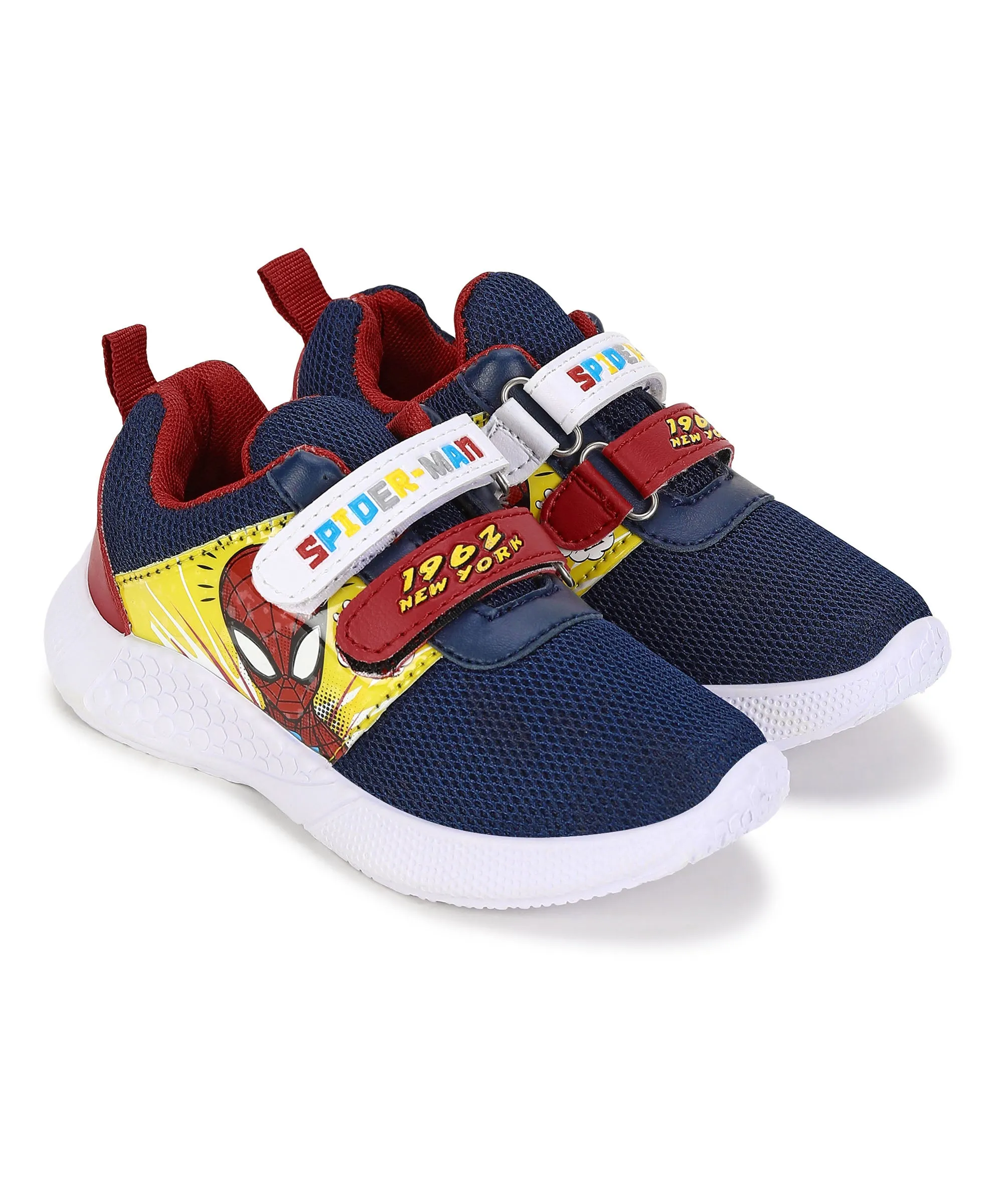 Marvel Spiderman MK8010K Casual Shoes for Kids | Comfortable and Stylish Footwear for Boys | Durable Construction, Cushioned Support, and Stylish Velcro Design | Ideal for Everyday Use Blue