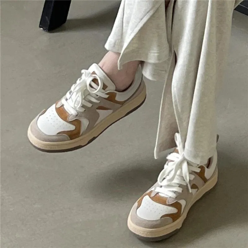 MBCS1131 Women's Casual Shoes - Leather Flats Sneakers