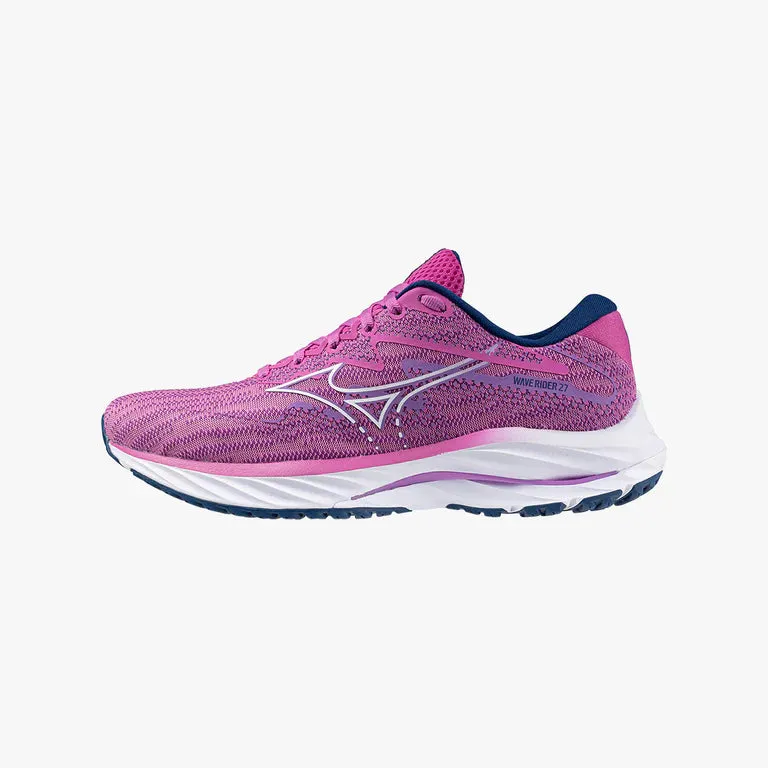 Mizuno Wave Rider 27 (B Width) - Rosebud (Womens)