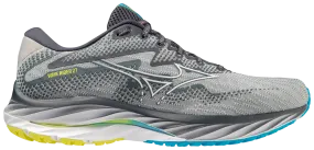 Mizuno Wave Rider 27 (D Width) - Pearl Blue/White/Bolt (Mens)